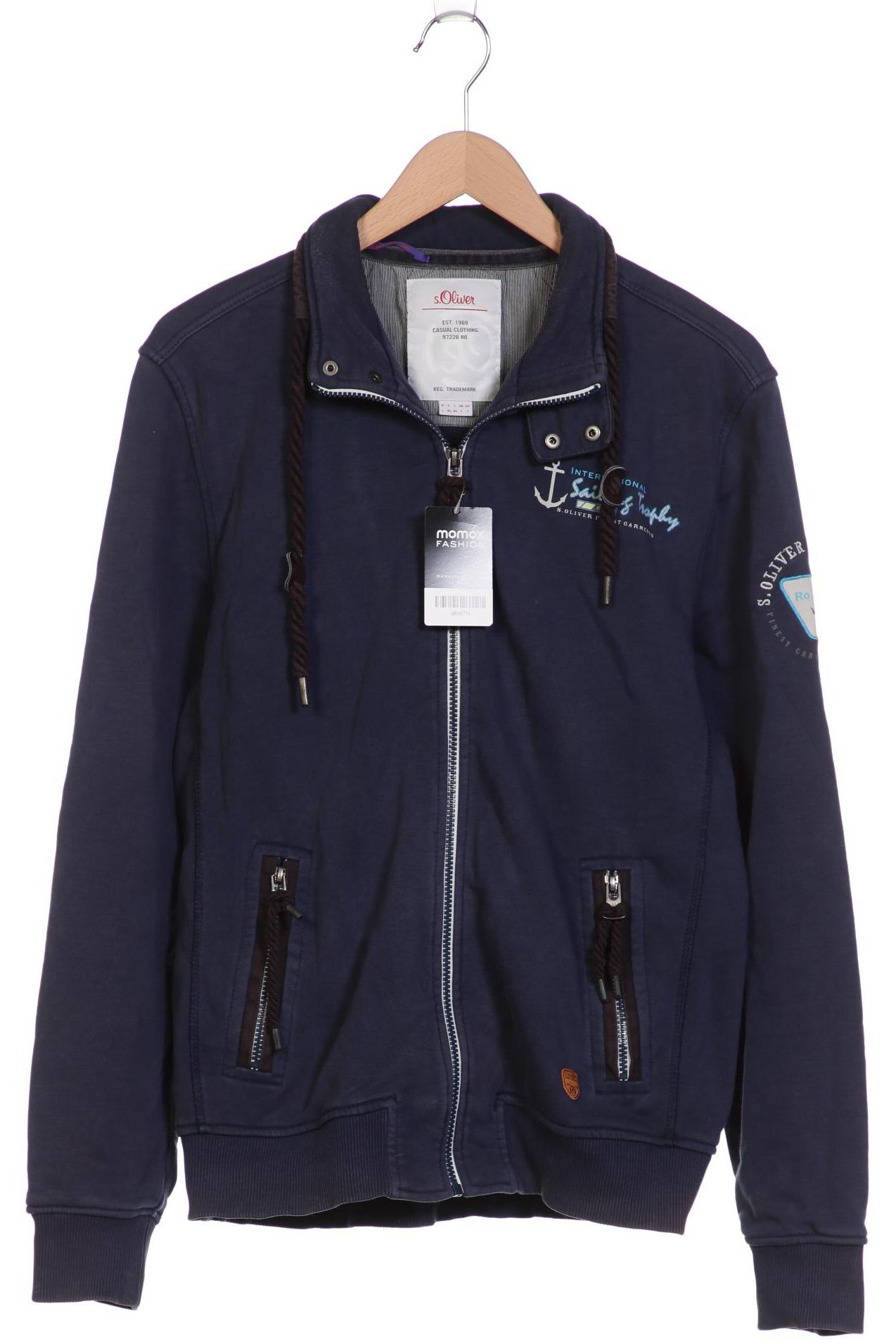 

s.Oliver Herren Sweatshirt, marineblau, Gr. 52