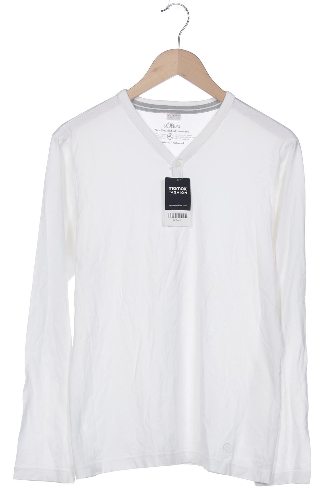 

s.Oliver Herren Langarmshirt, weiß, Gr. 52