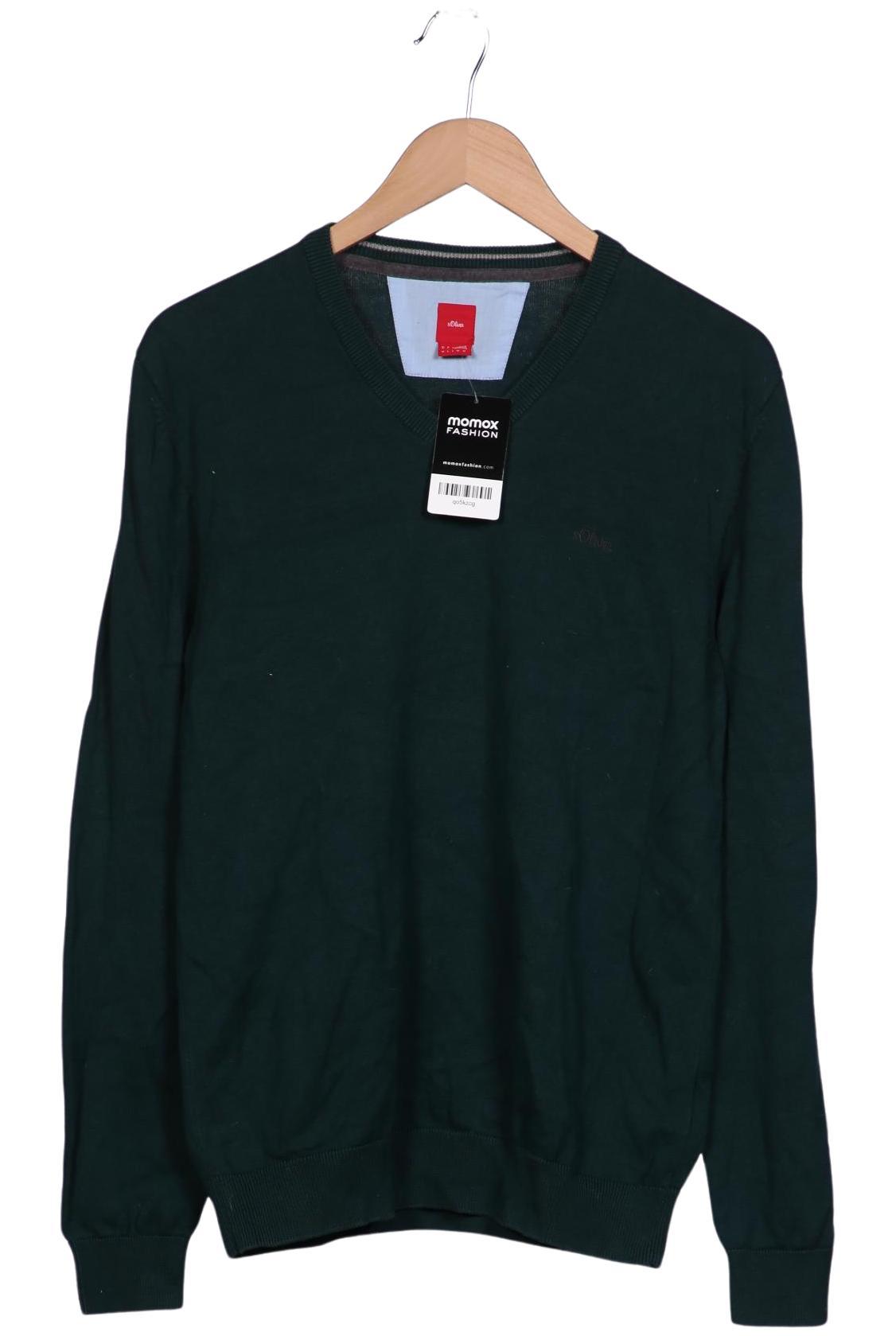 

s.Oliver Herren Pullover, grün, Gr. 48
