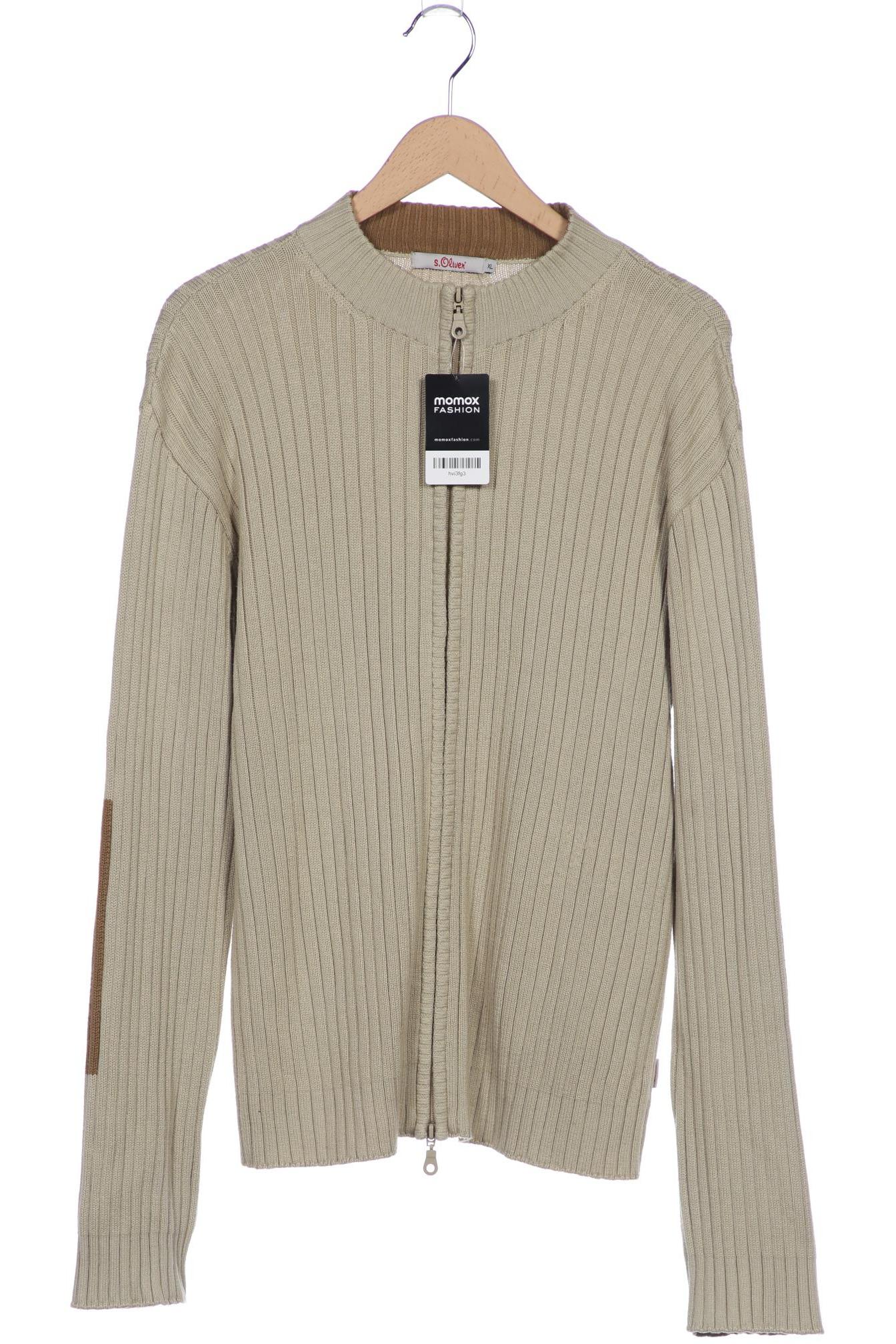 

s.Oliver Herren Strickjacke, beige, Gr. 54