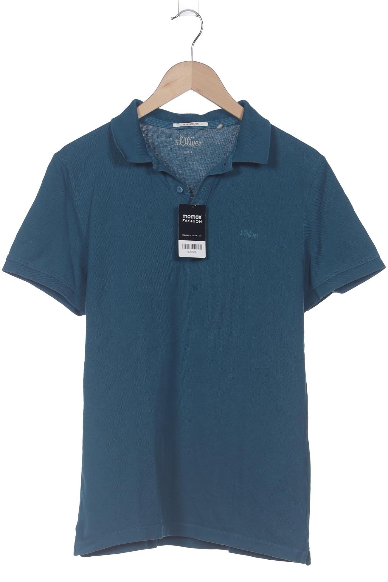 

s.Oliver Herren Poloshirt, türkis, Gr. 52
