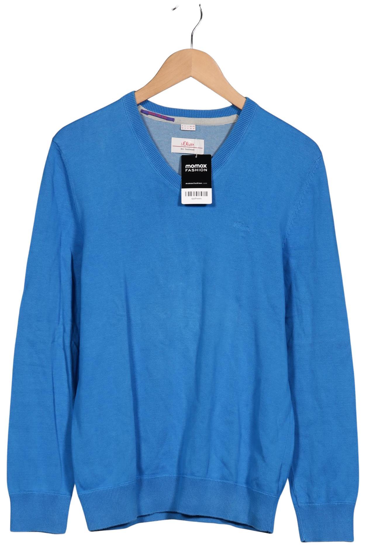 

s.Oliver Herren Pullover, blau, Gr. 48