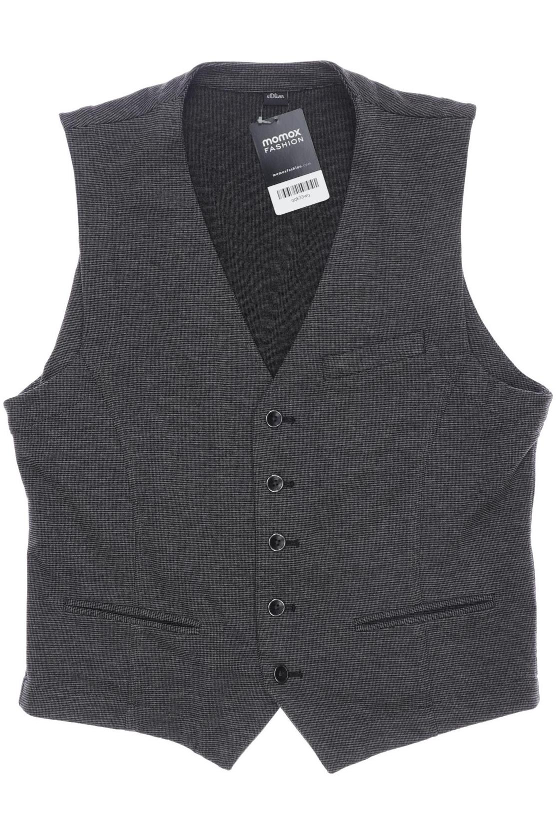 

s.Oliver Herren Weste, grau, Gr. 48