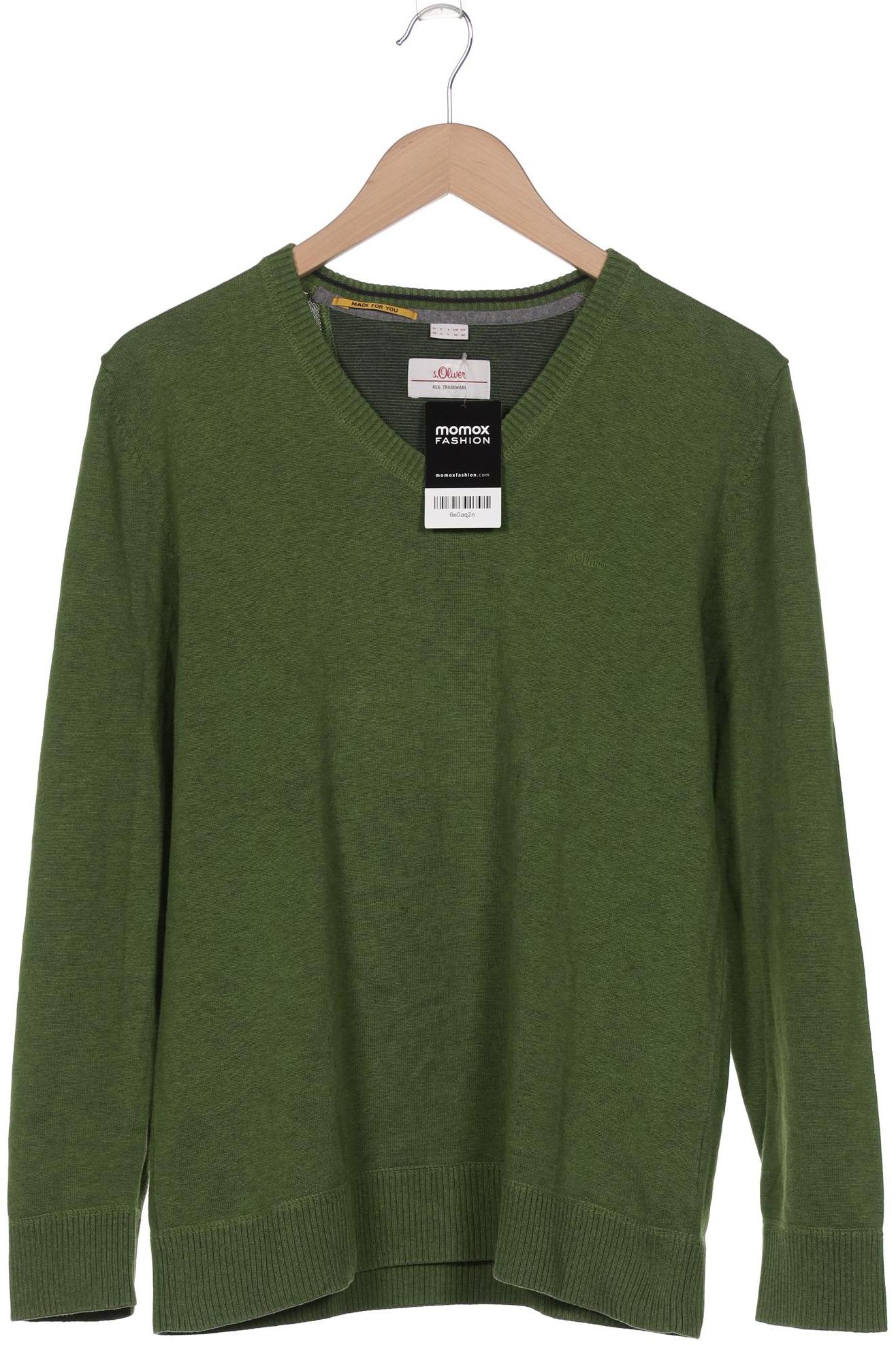 

s.Oliver Herren Pullover, grün, Gr. 48