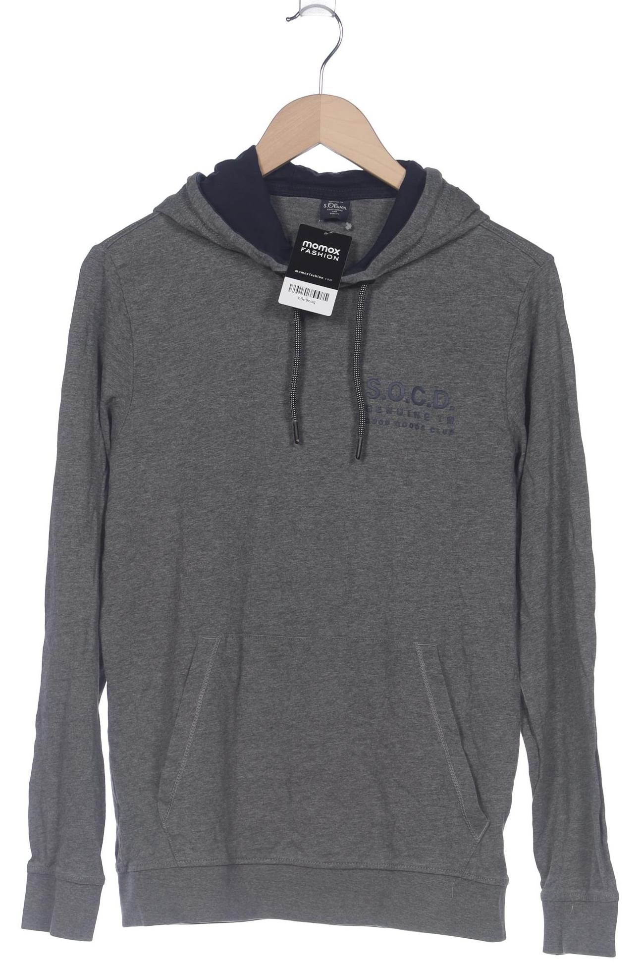 

s.Oliver Herren Kapuzenpullover, grau, Gr. 48