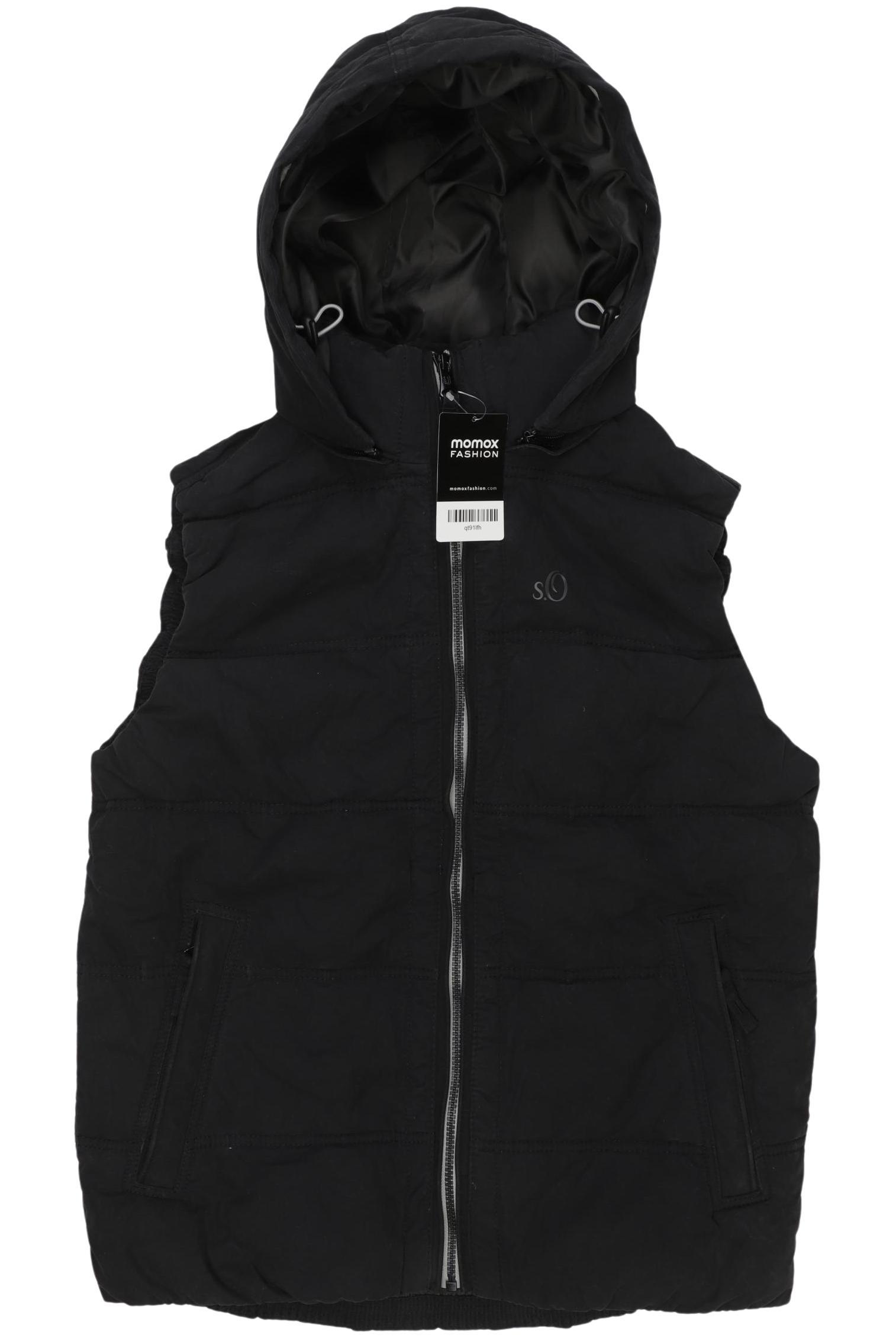 

s.Oliver Herren Weste, schwarz, Gr. 48