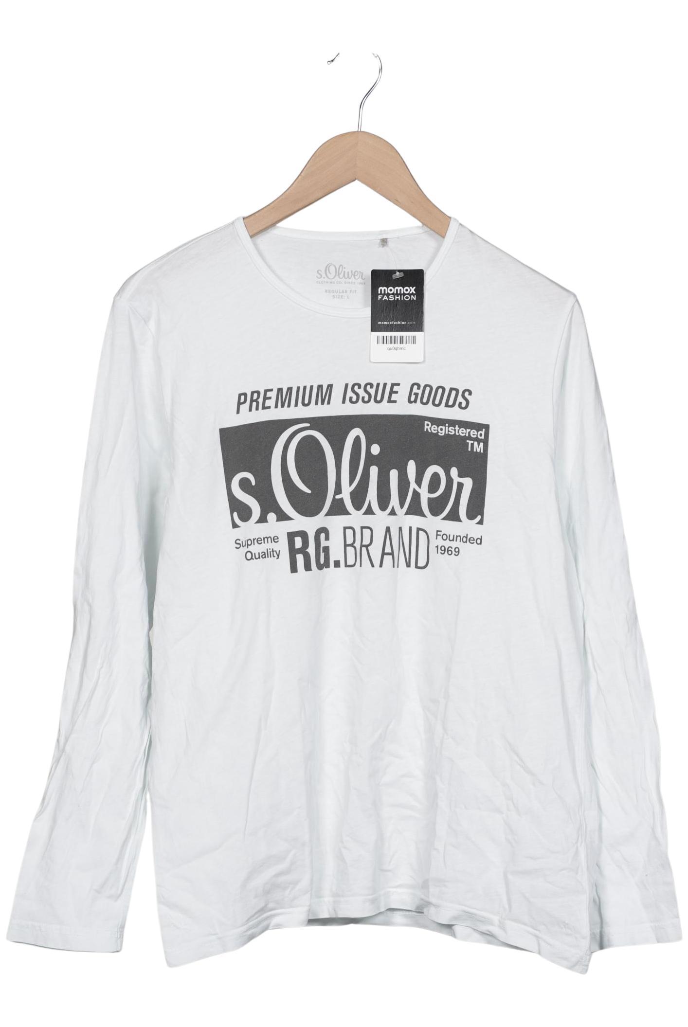 

s.Oliver Herren Langarmshirt, hellgrün, Gr. 52