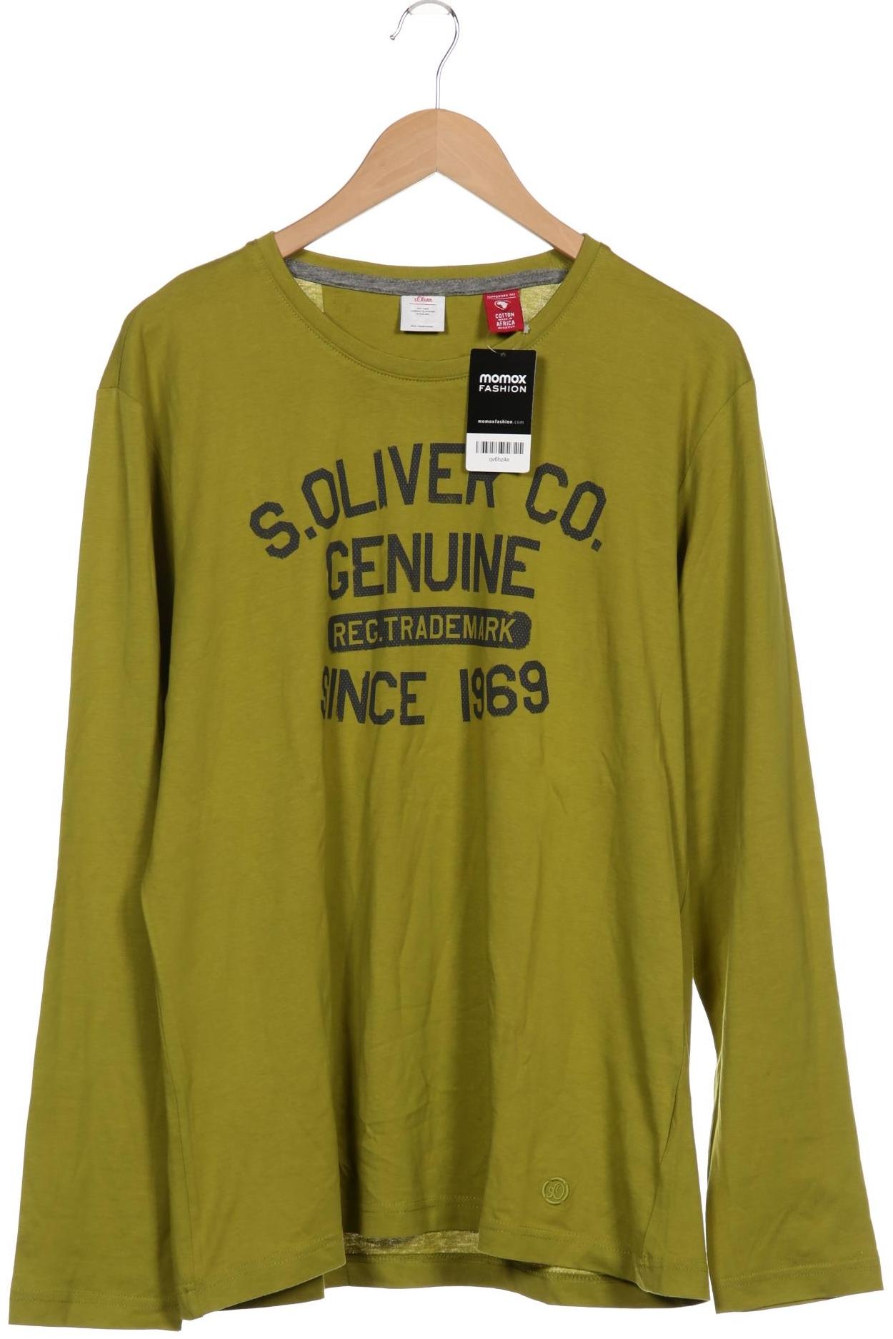 

s.Oliver Herren Langarmshirt, grün, Gr. 54