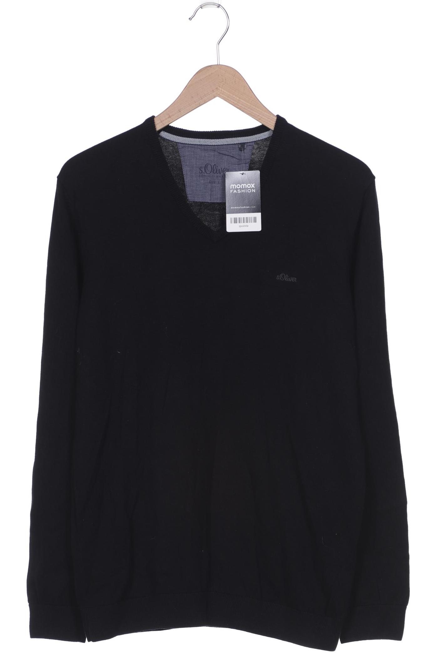 

s.Oliver Herren Pullover, schwarz