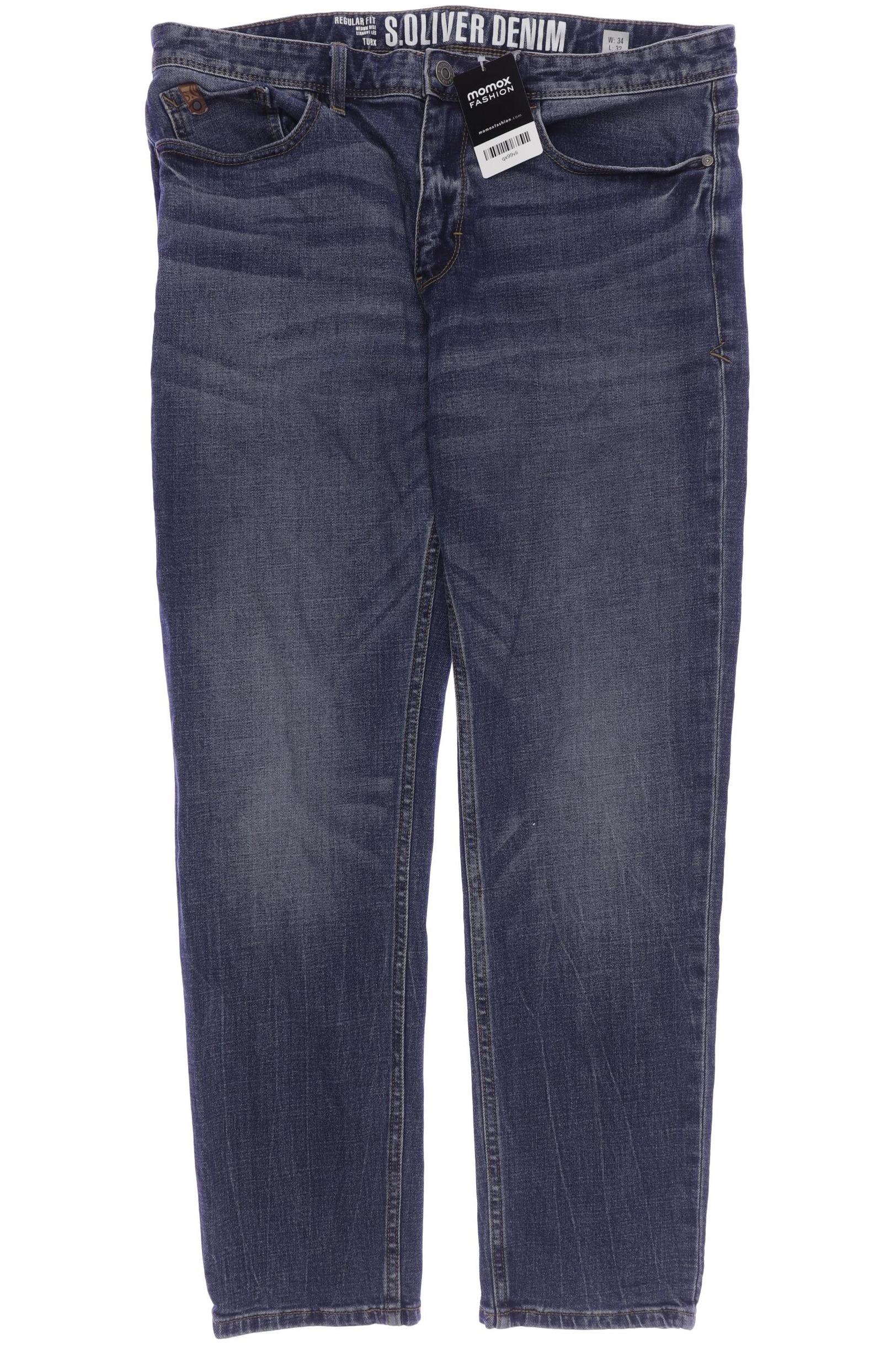 

s.Oliver Herren Jeans, marineblau, Gr. 34