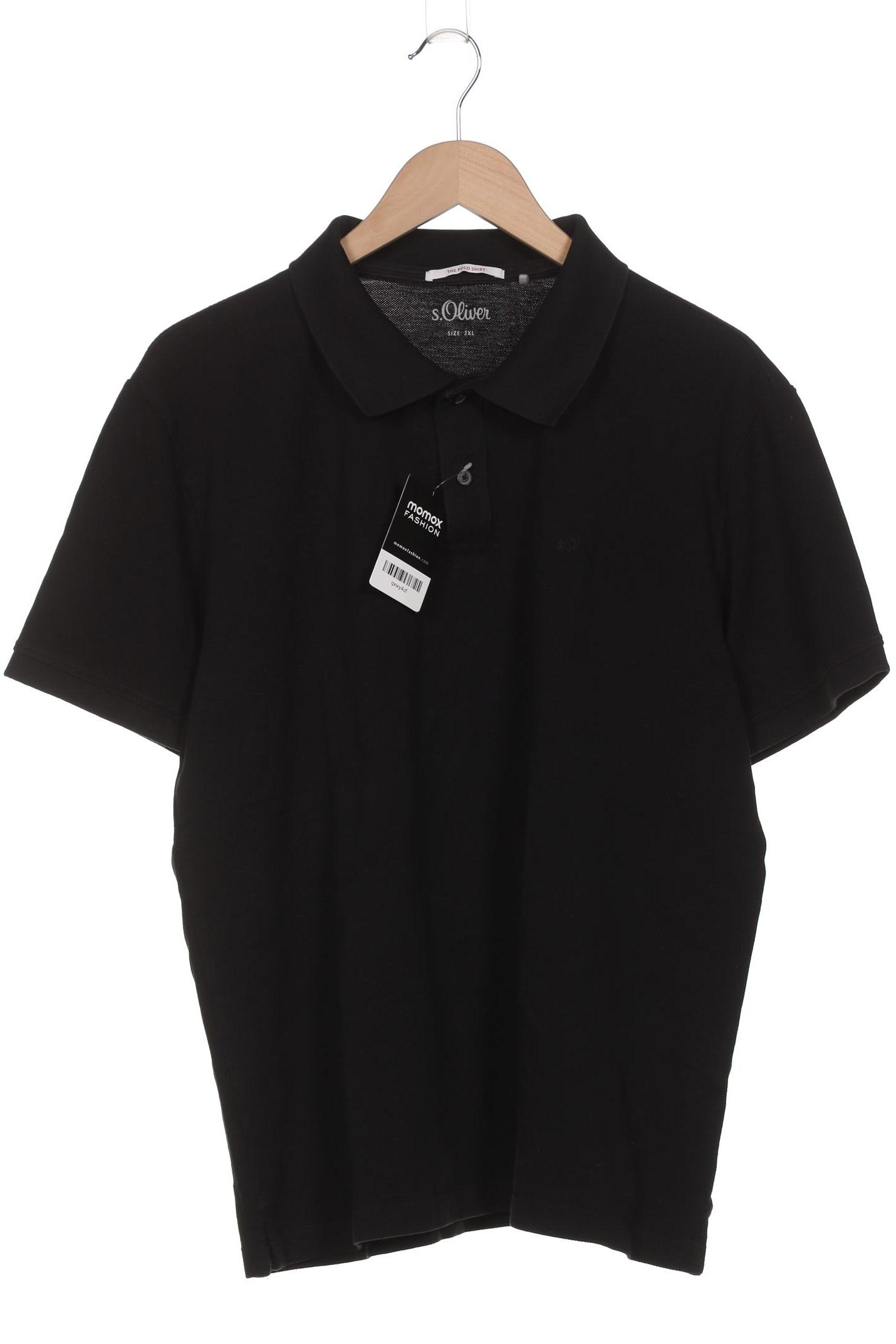 

s.Oliver Herren Poloshirt, schwarz, Gr. 56