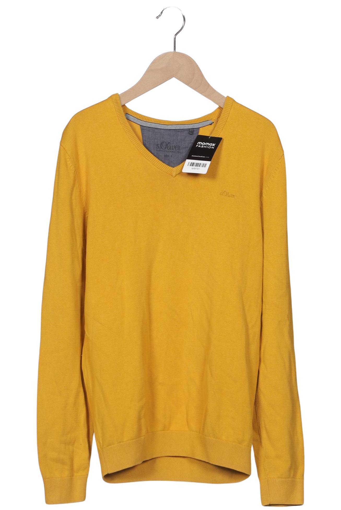 

s.Oliver Herren Pullover, gelb, Gr. 46