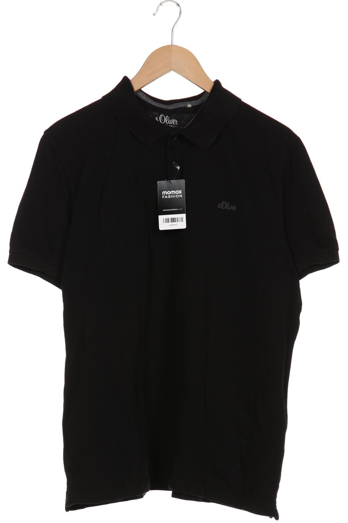 

s.Oliver Herren Poloshirt, schwarz, Gr. 56
