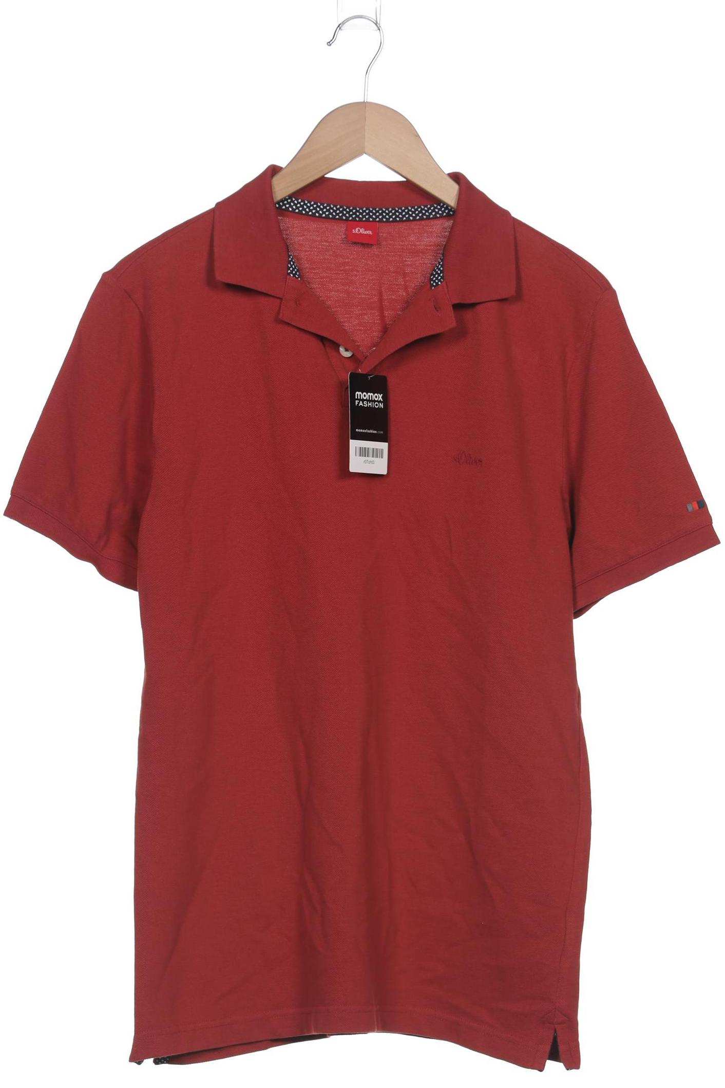 

s.Oliver Herren Poloshirt, bordeaux, Gr. 48