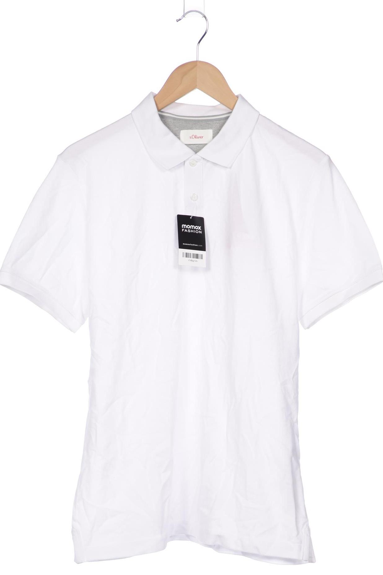 

s.Oliver Herren Poloshirt, weiß, Gr. 52