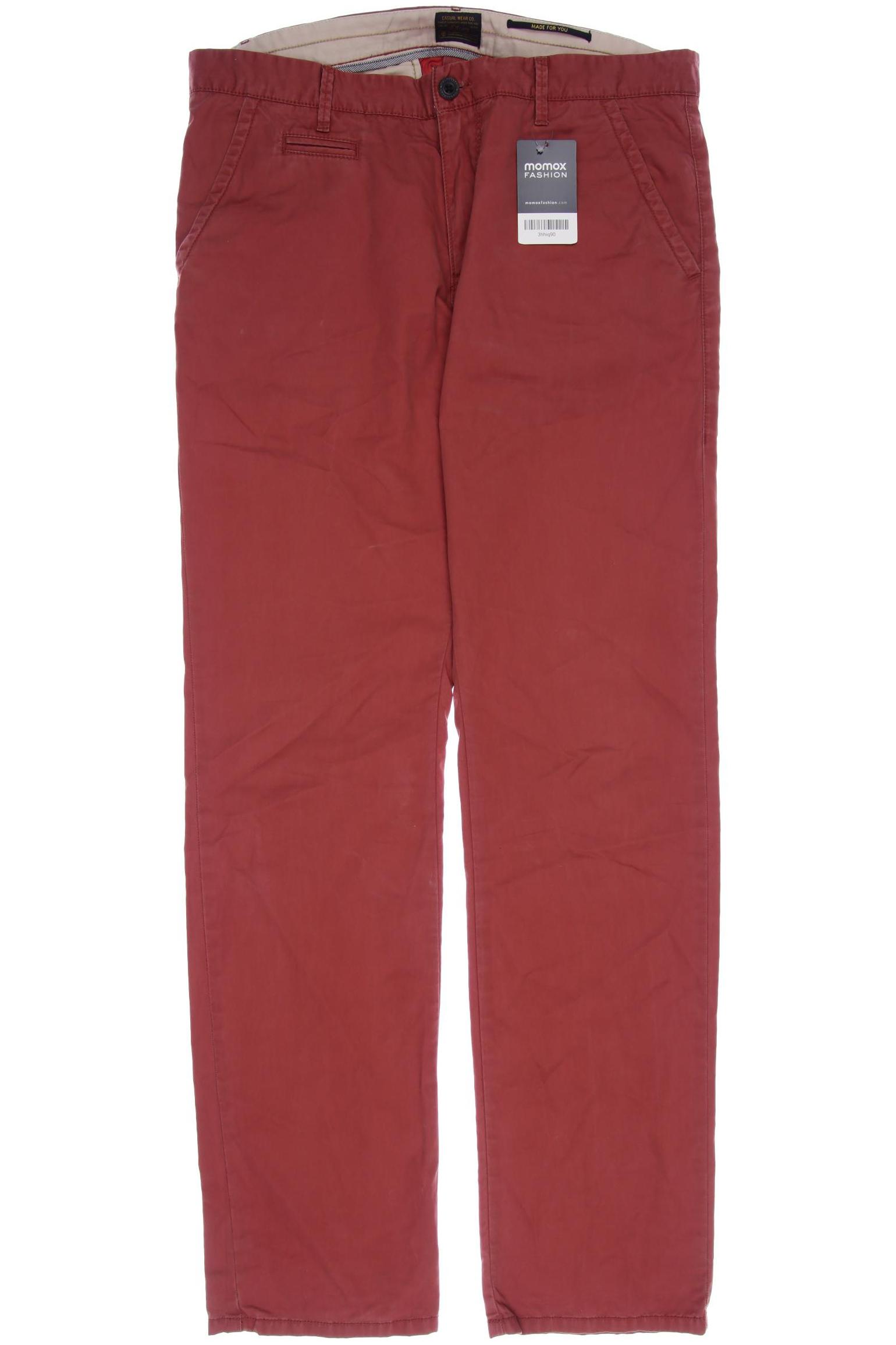 

s.Oliver Herren Stoffhose, rot, Gr. 34