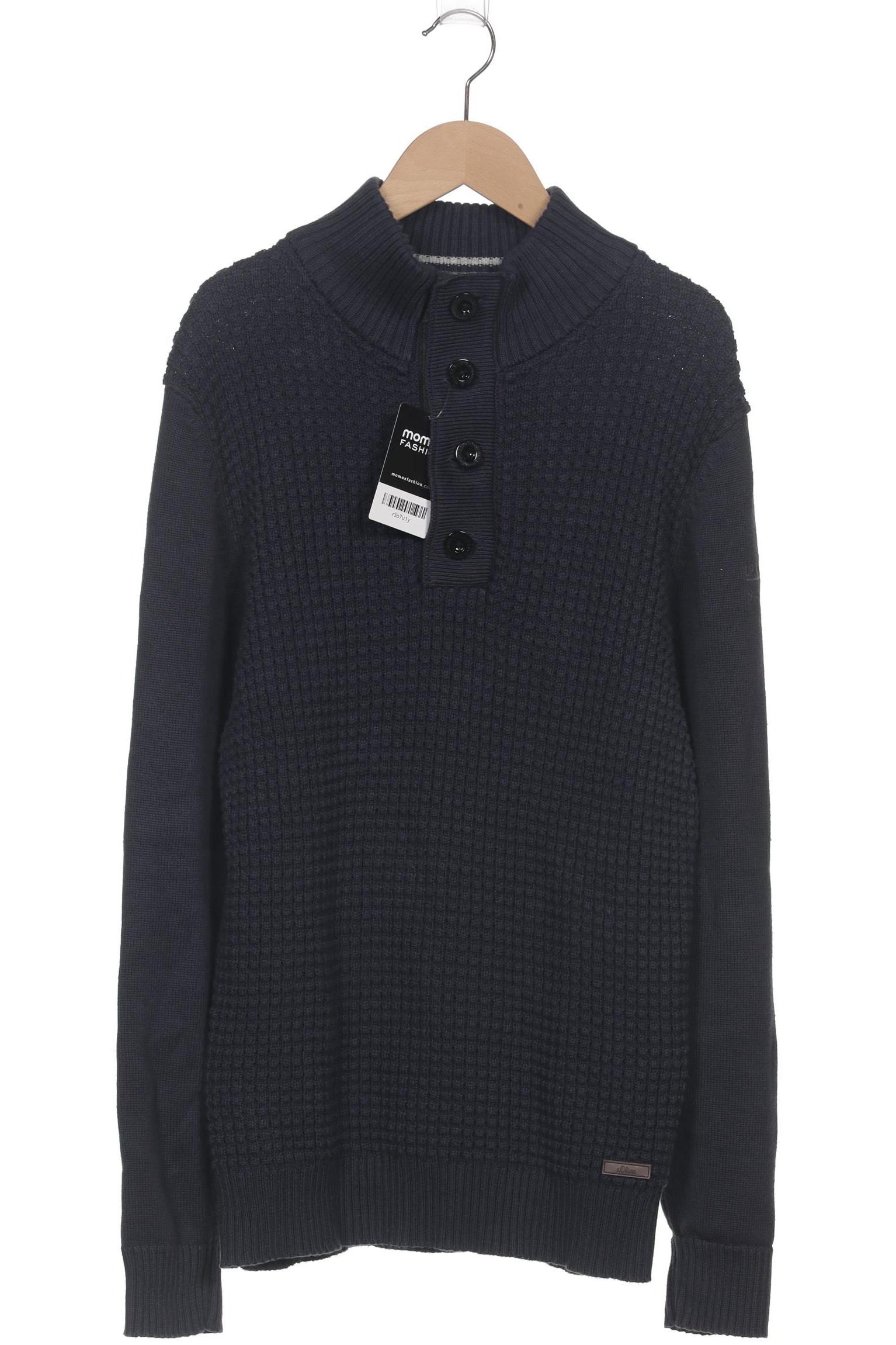 Thumbnail - s.Oliver Herren Pullover, marineblau, Gr. 46