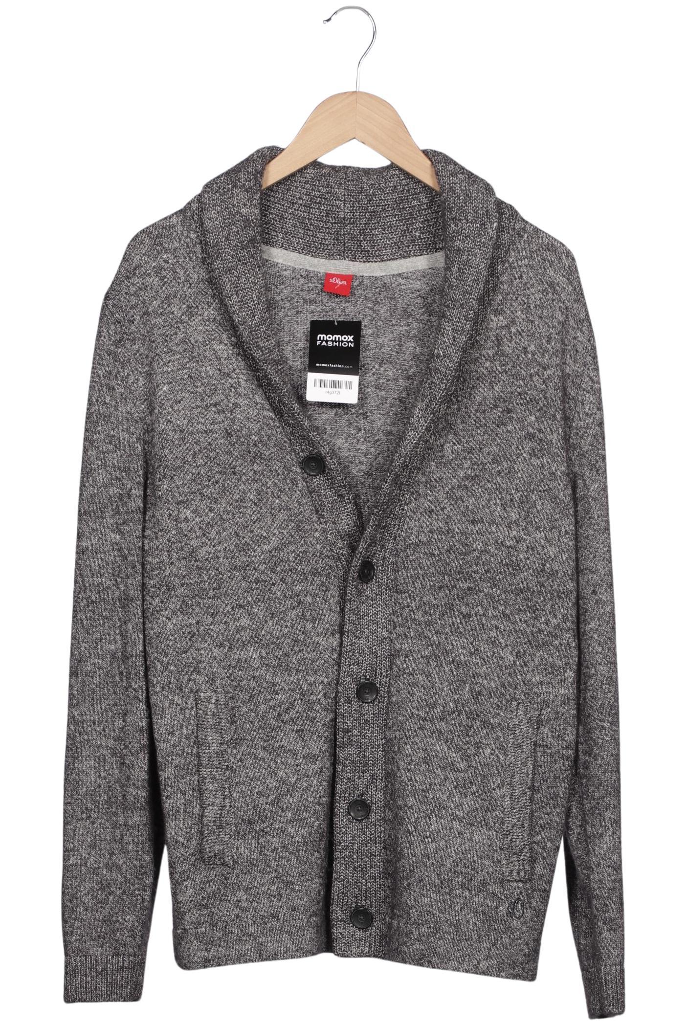 

s.Oliver Herren Strickjacke, grau, Gr. 52
