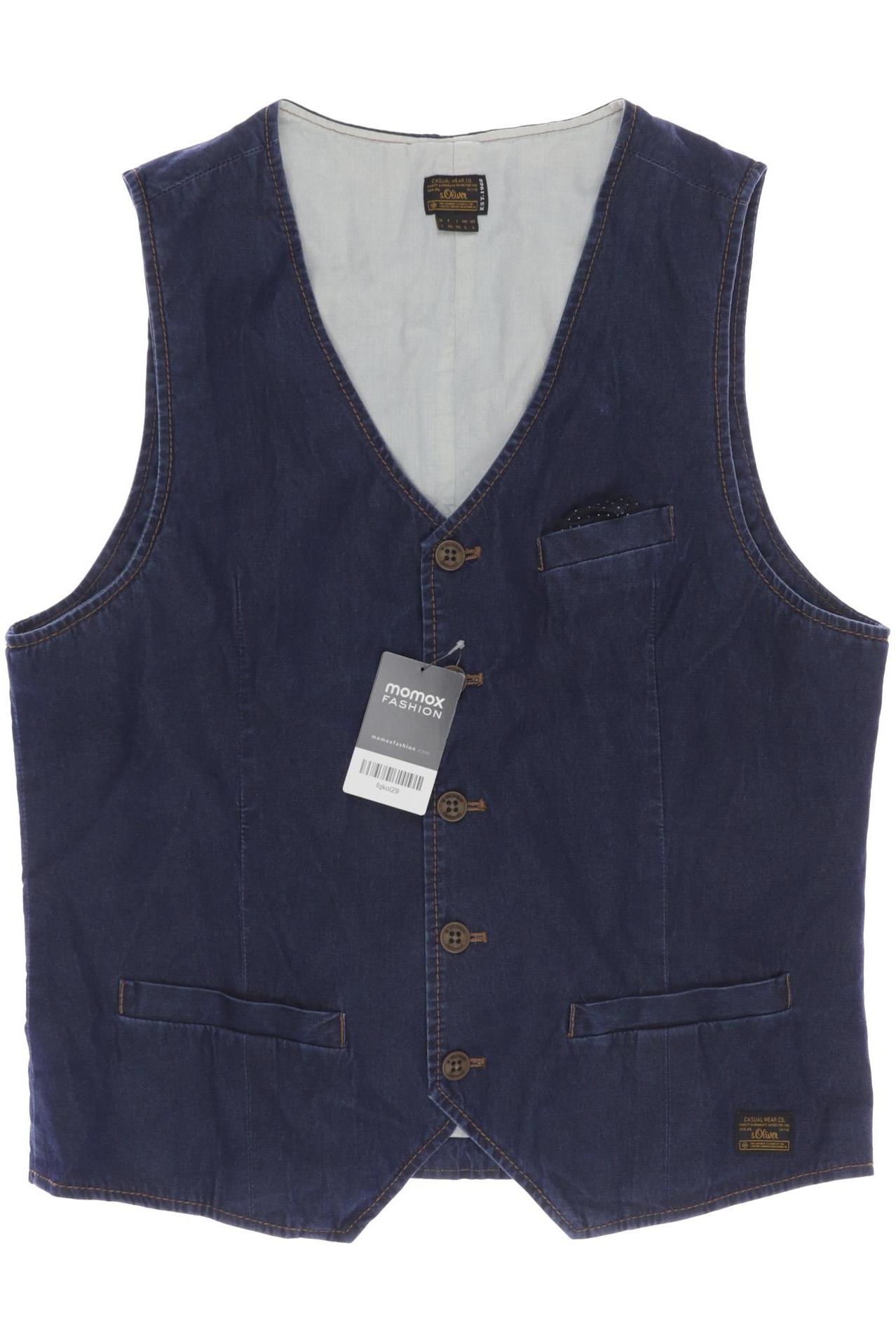 

s.Oliver Herren Weste, marineblau, Gr. 52