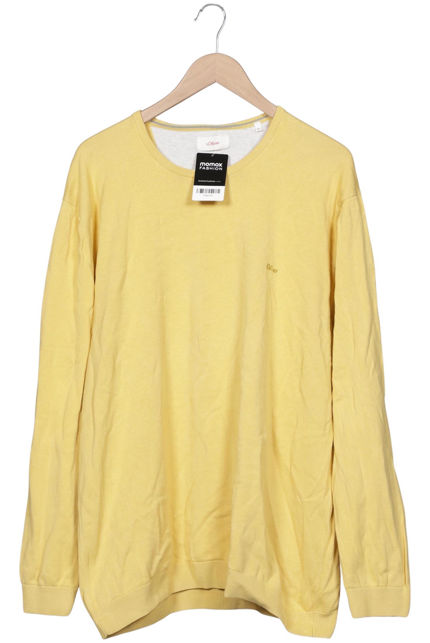 

s.Oliver Herren Pullover, gelb, Gr. 58