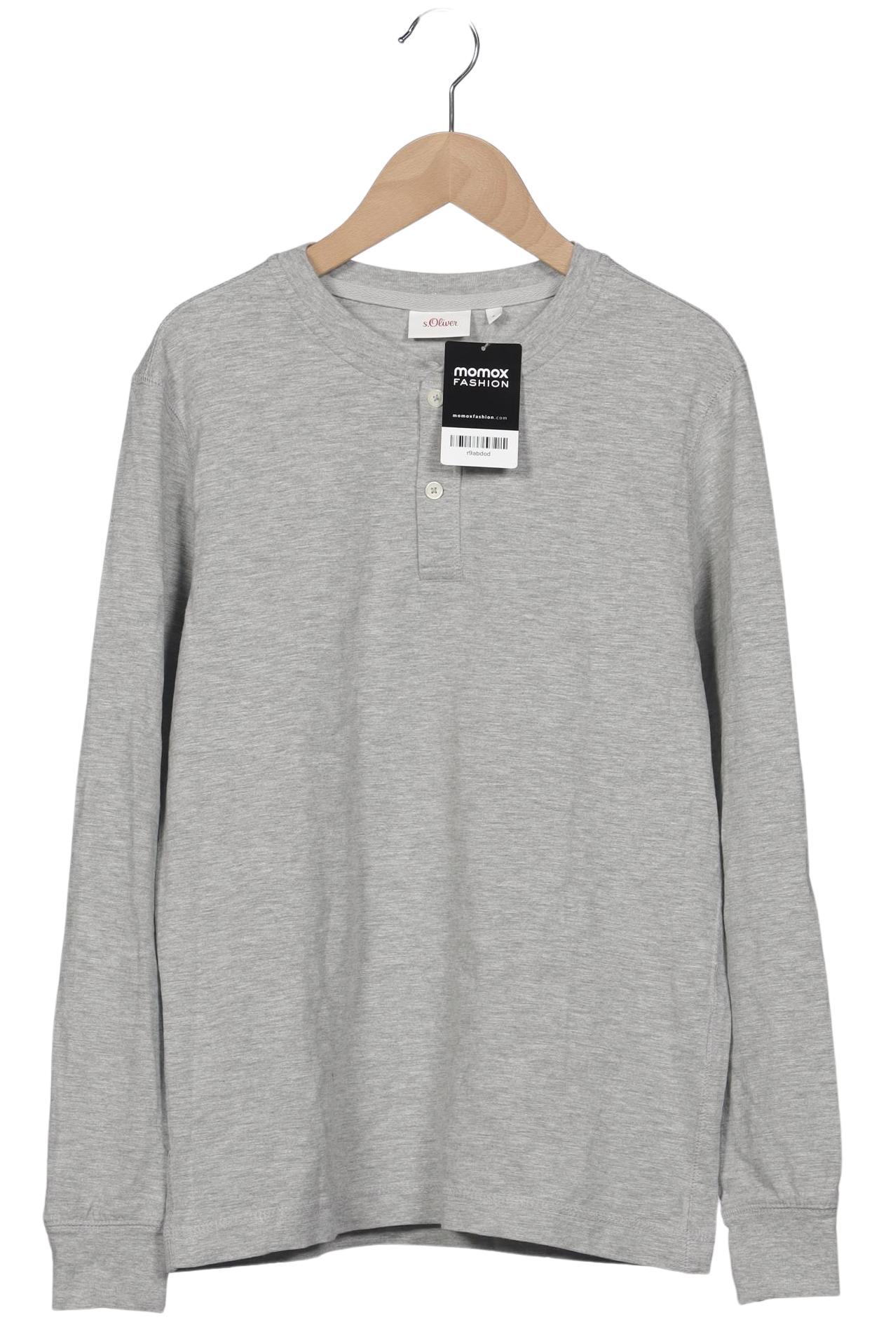 

s.Oliver Herren Langarmshirt, grau, Gr. 46