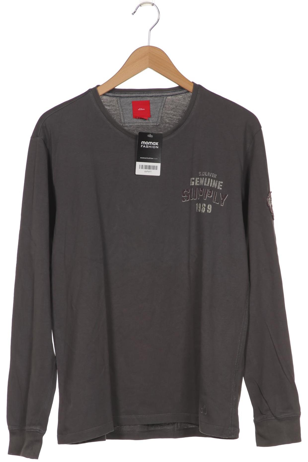 

s.Oliver Herren Langarmshirt, grau, Gr. 54