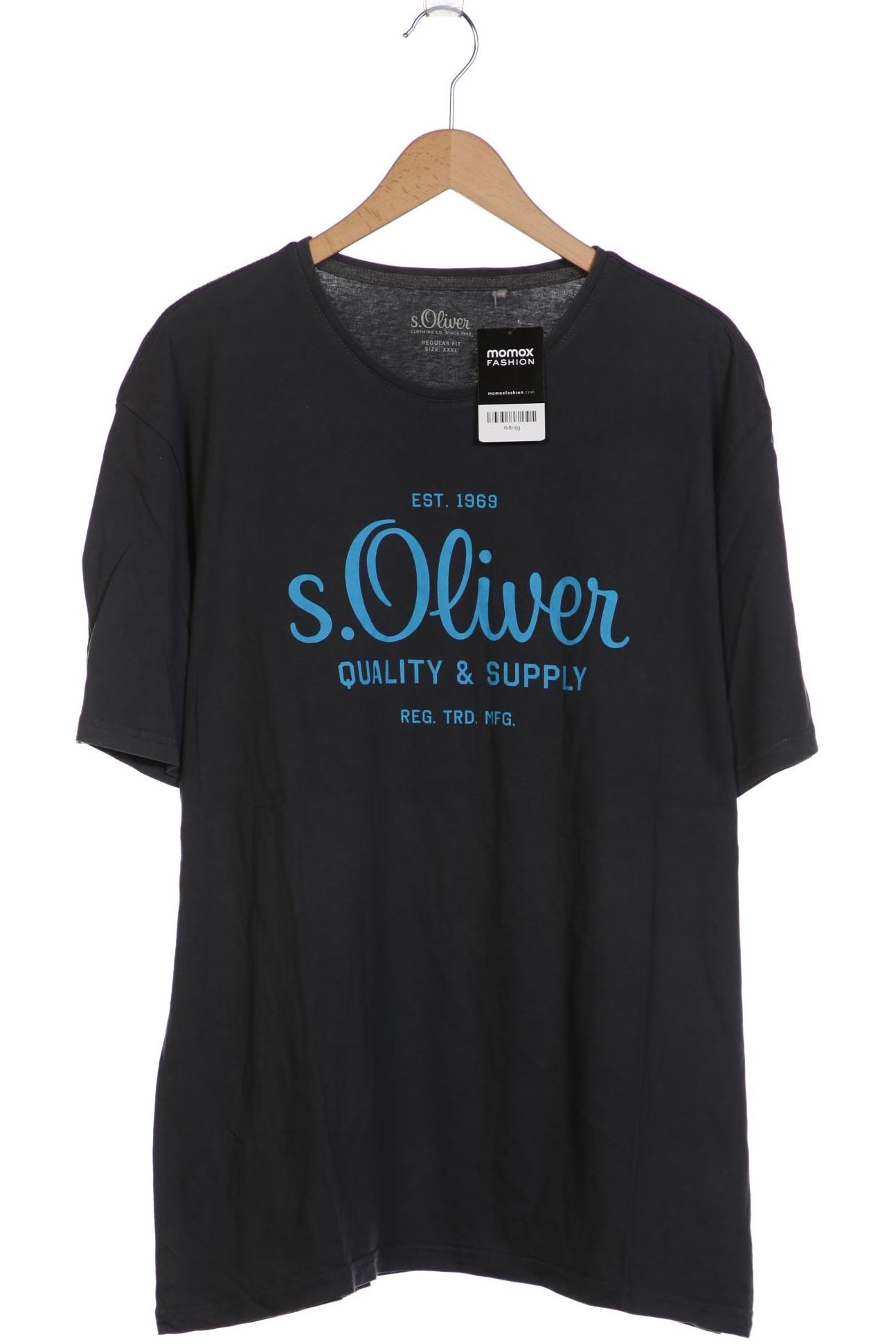 

s.Oliver Herren T-Shirt, grau, Gr. 58