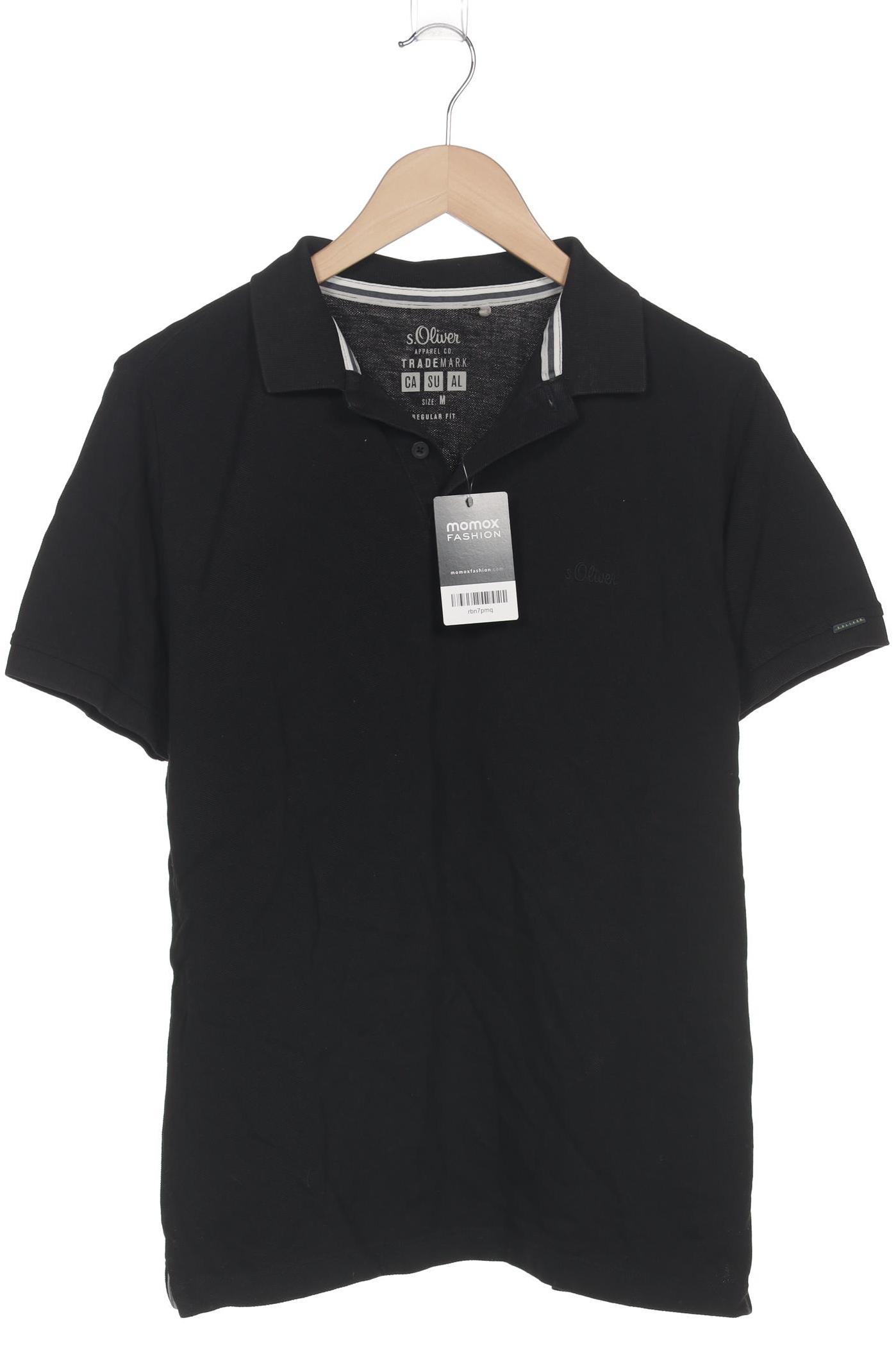 

s.Oliver Herren Poloshirt, schwarz, Gr. 48