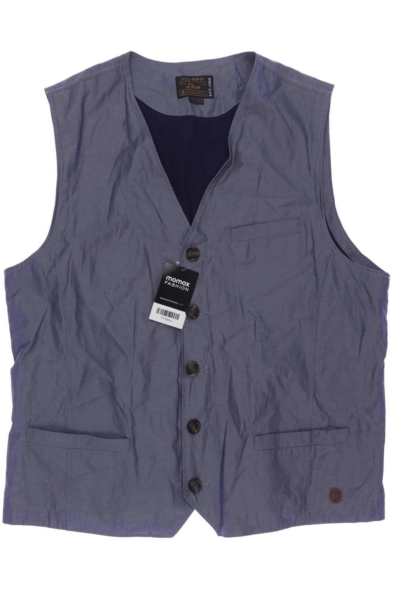 

s.Oliver Herren Weste, marineblau, Gr. 56