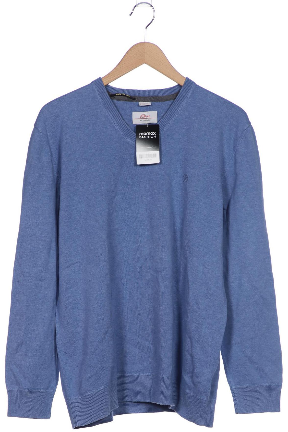 

s.Oliver Herren Pullover, blau, Gr. 54