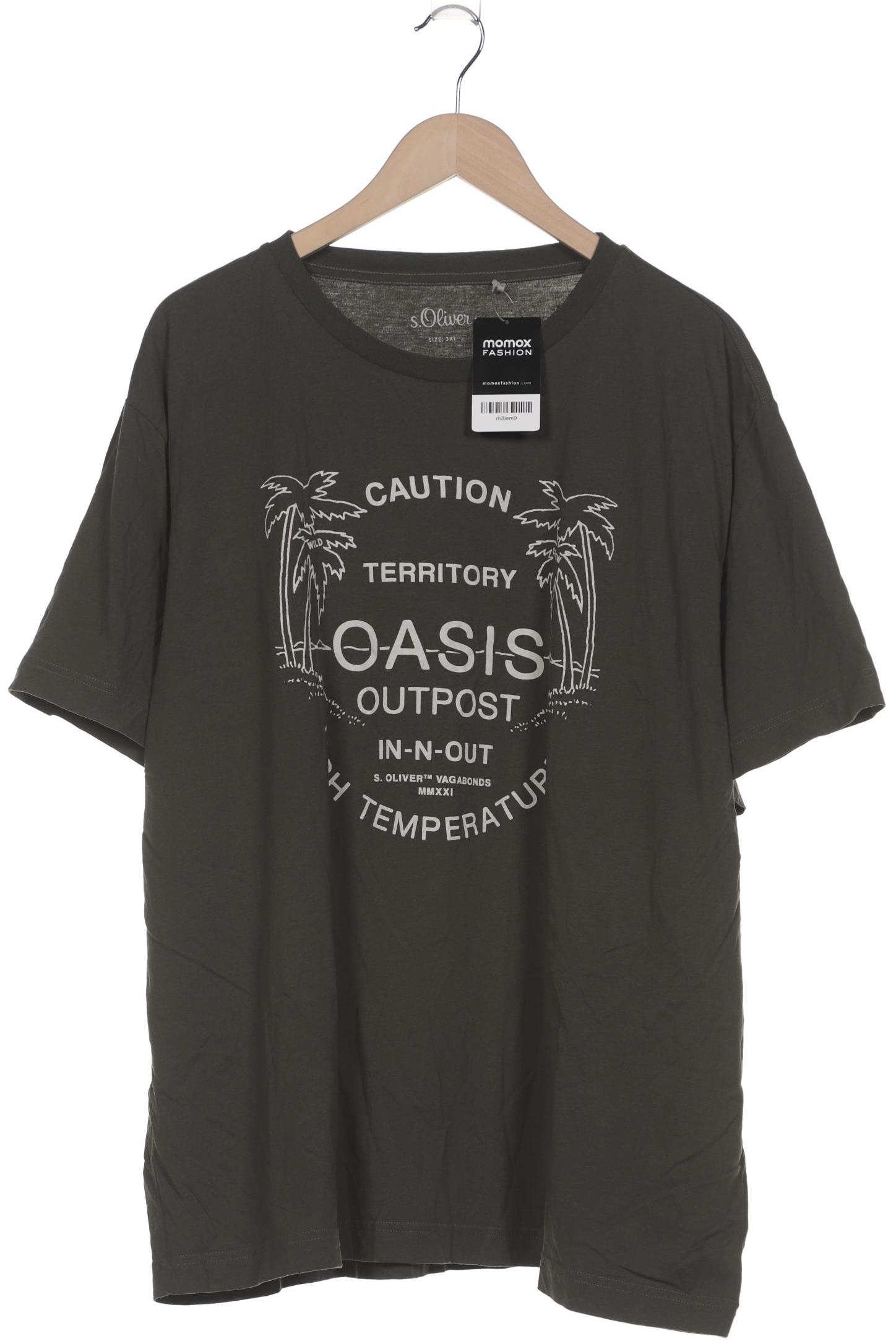 

s.Oliver Herren T-Shirt, grün, Gr. 58