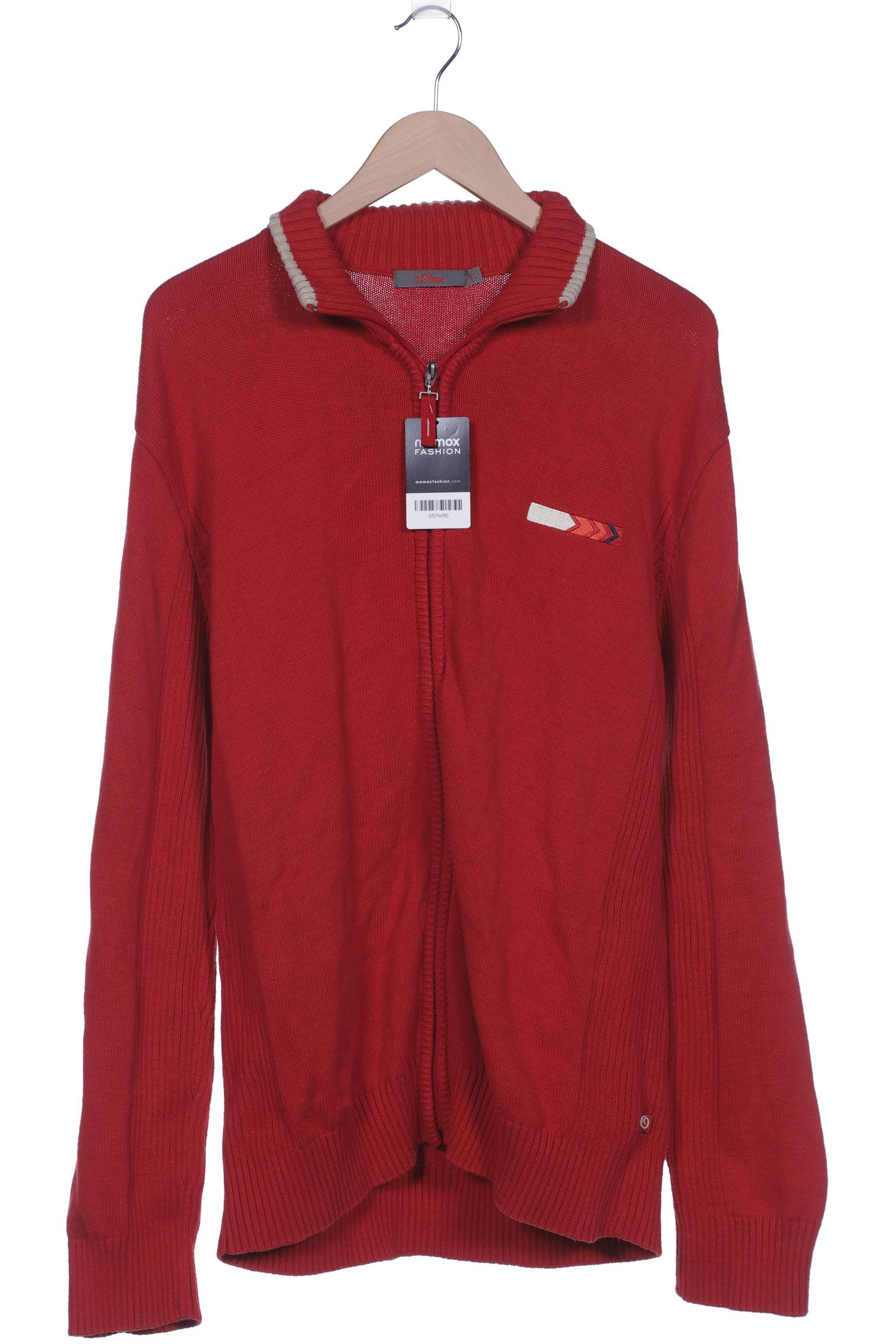 

s.Oliver Herren Strickjacke, rot, Gr. 56