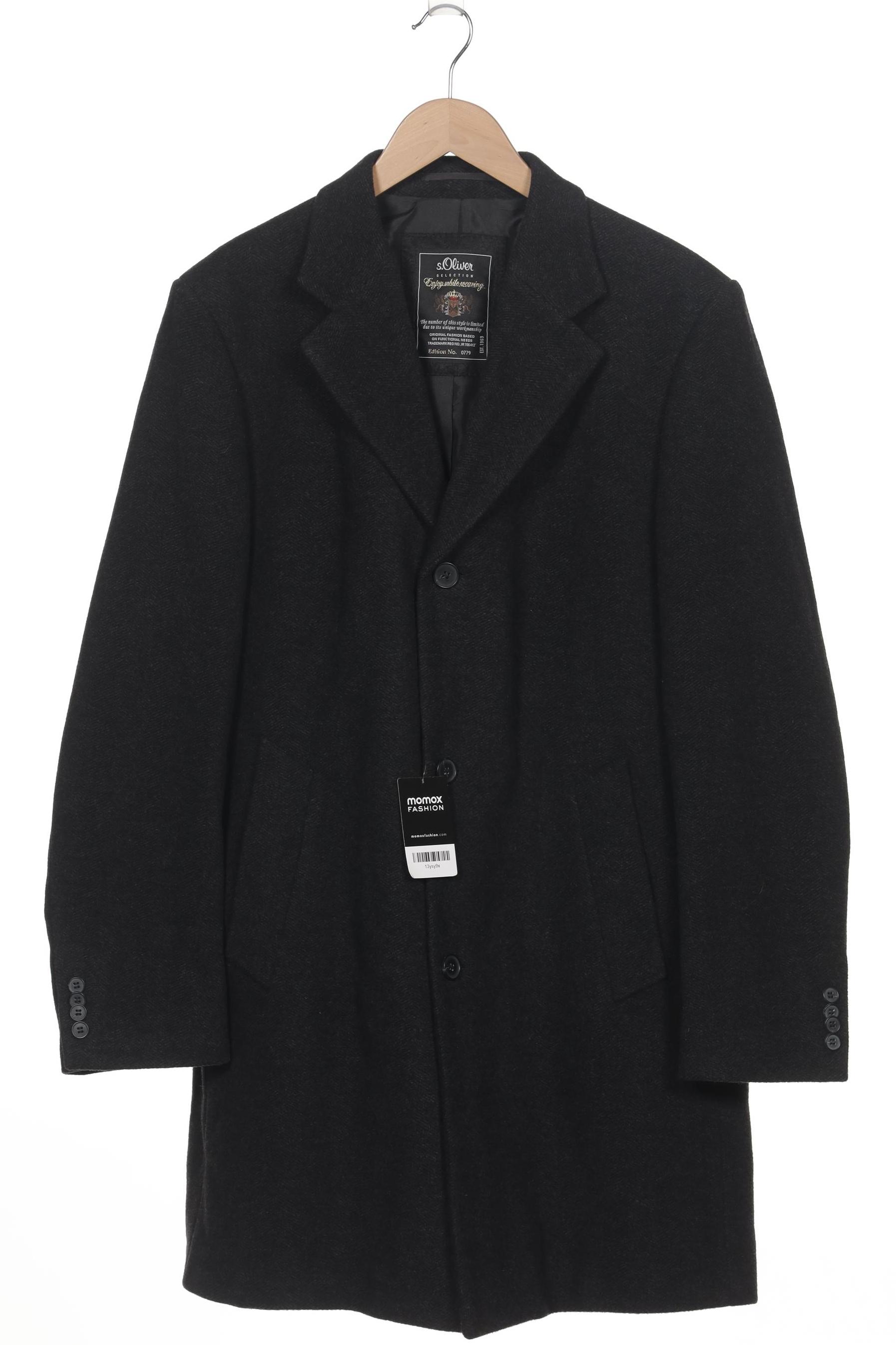 

s.Oliver Herren Mantel, schwarz, Gr. 52