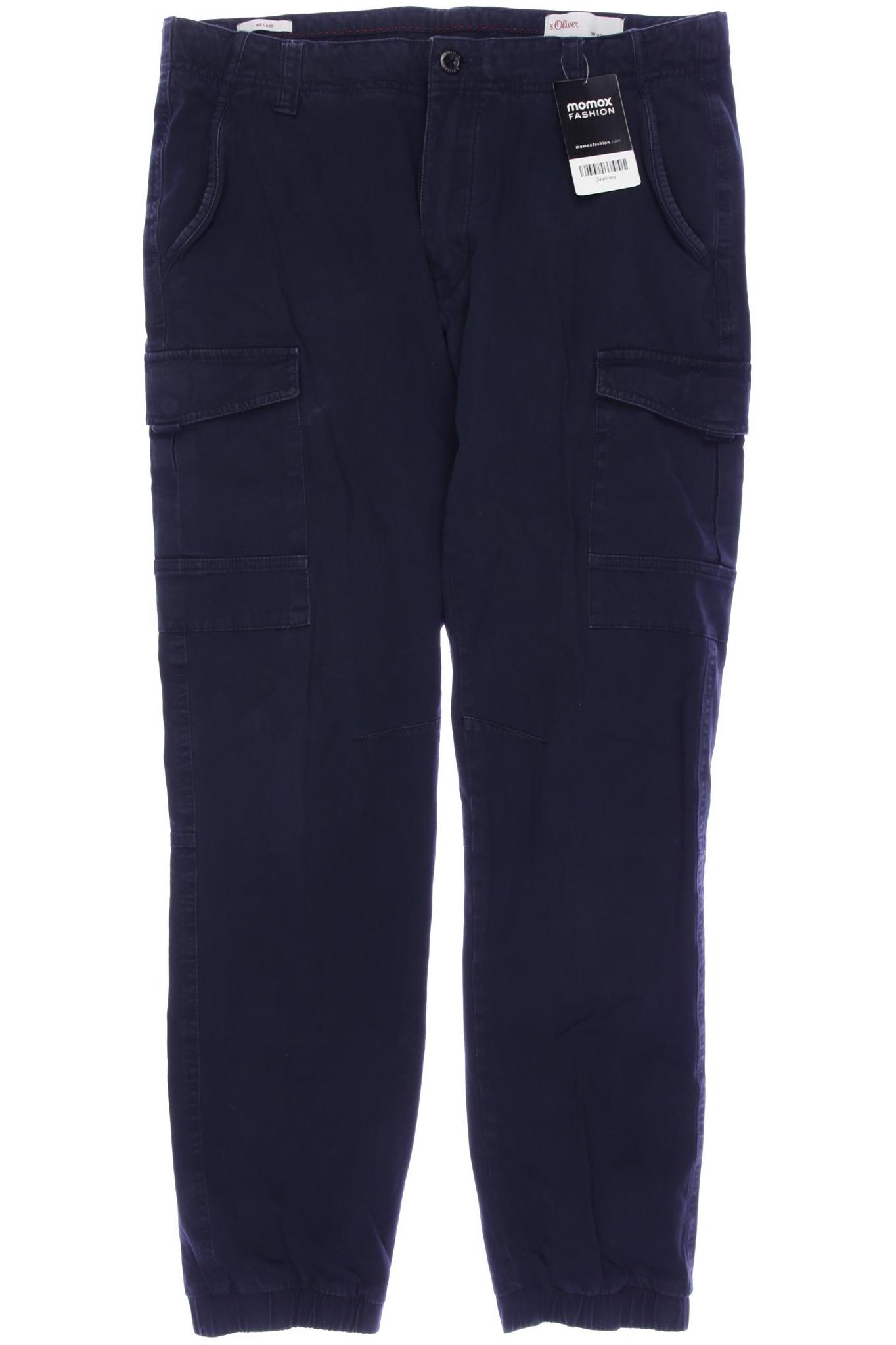 Thumbnail - s.Oliver Herren Stoffhose, marineblau, Gr. 32