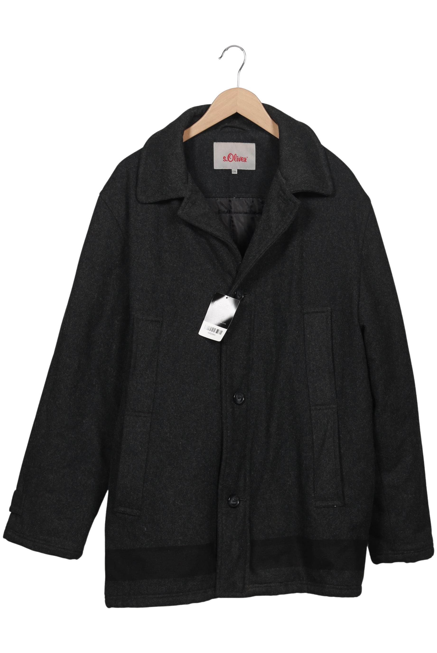 

s.Oliver Herren Mantel, grau, Gr. 56