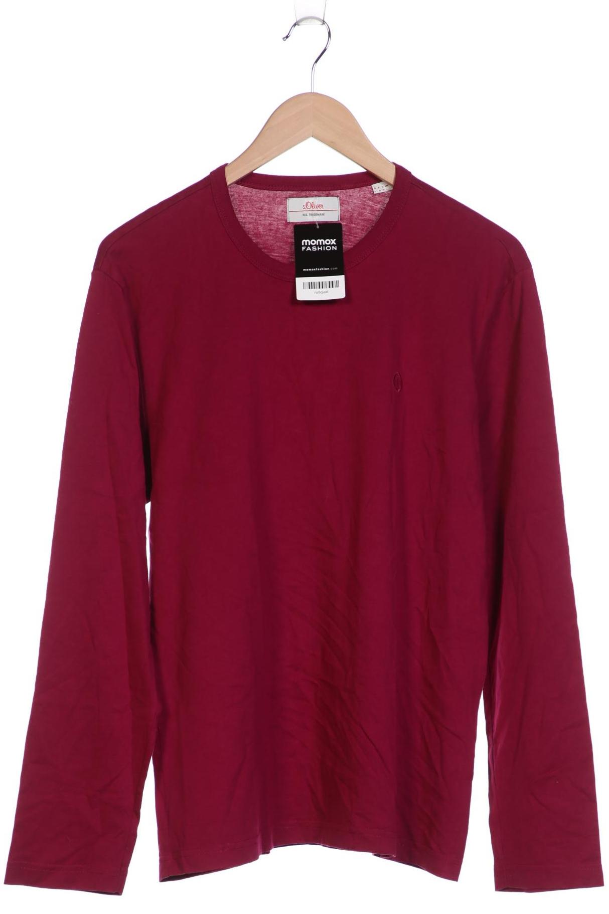 

s.Oliver Herren Langarmshirt, pink, Gr. 52