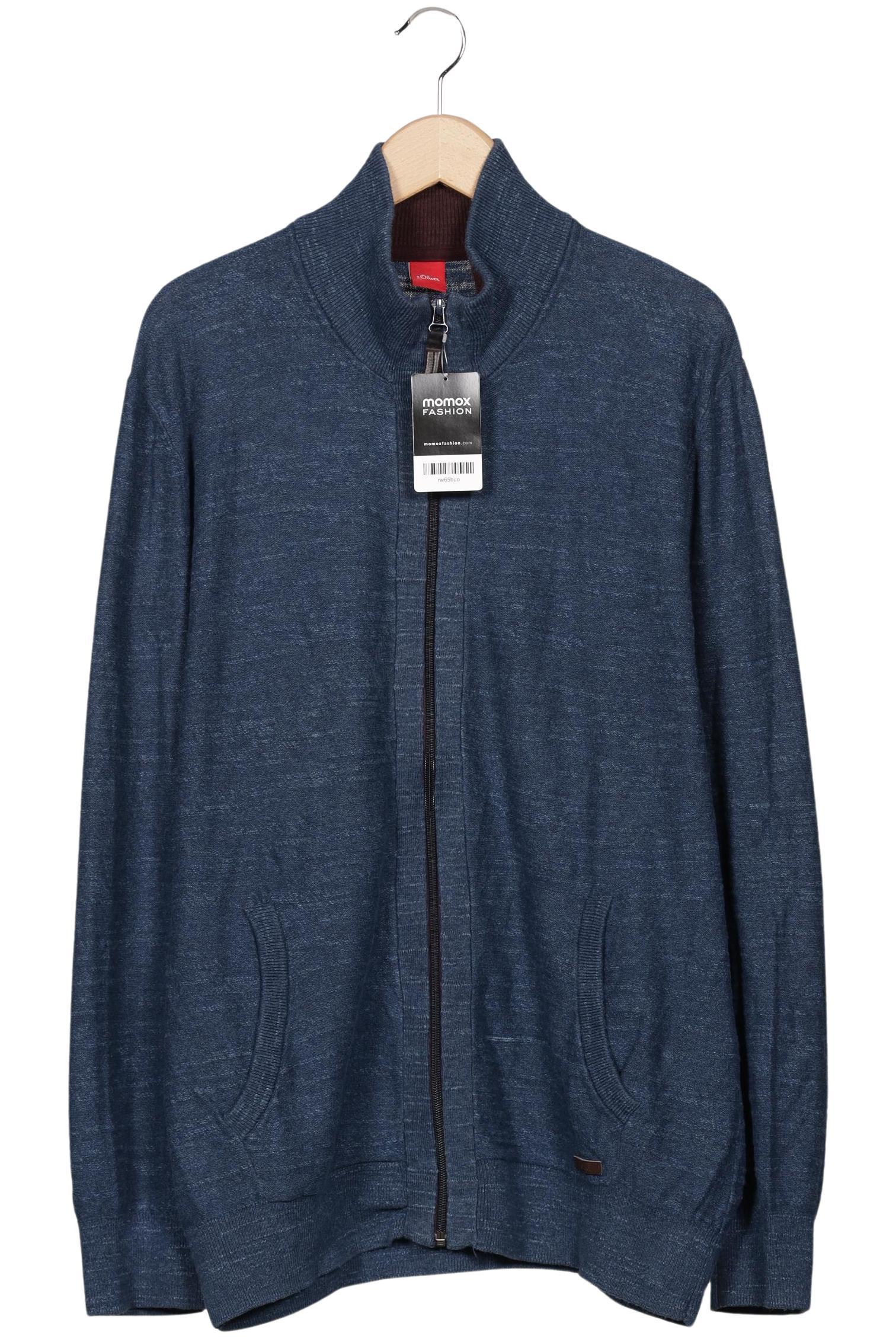 

s.Oliver Herren Strickjacke, marineblau, Gr. 56
