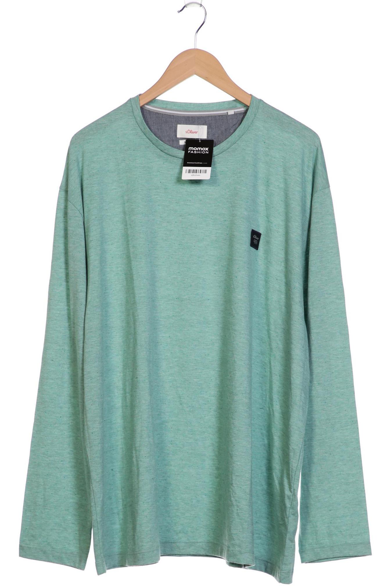 

s.Oliver Herren Langarmshirt, türkis, Gr. 58