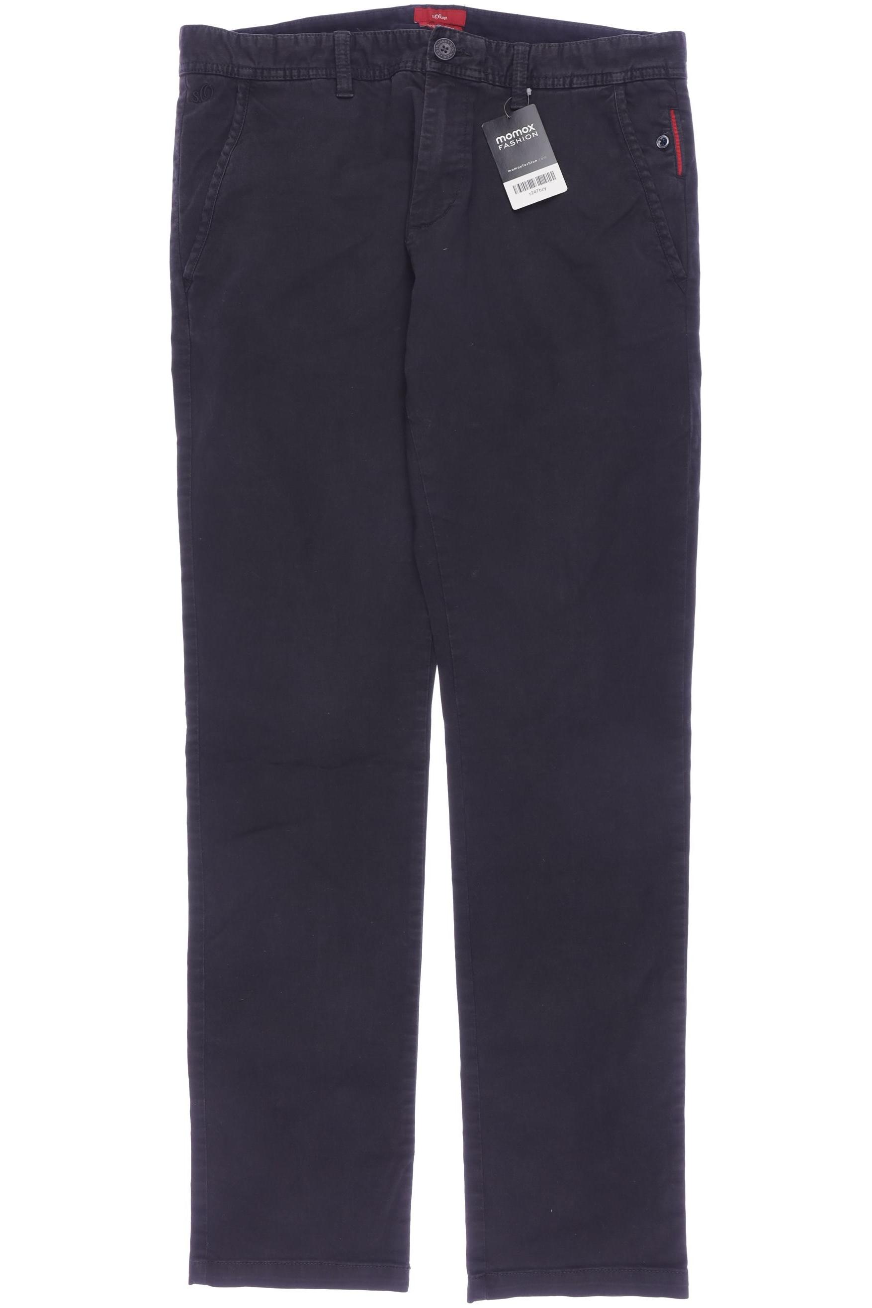 

s.Oliver Herren Stoffhose, schwarz, Gr. 35