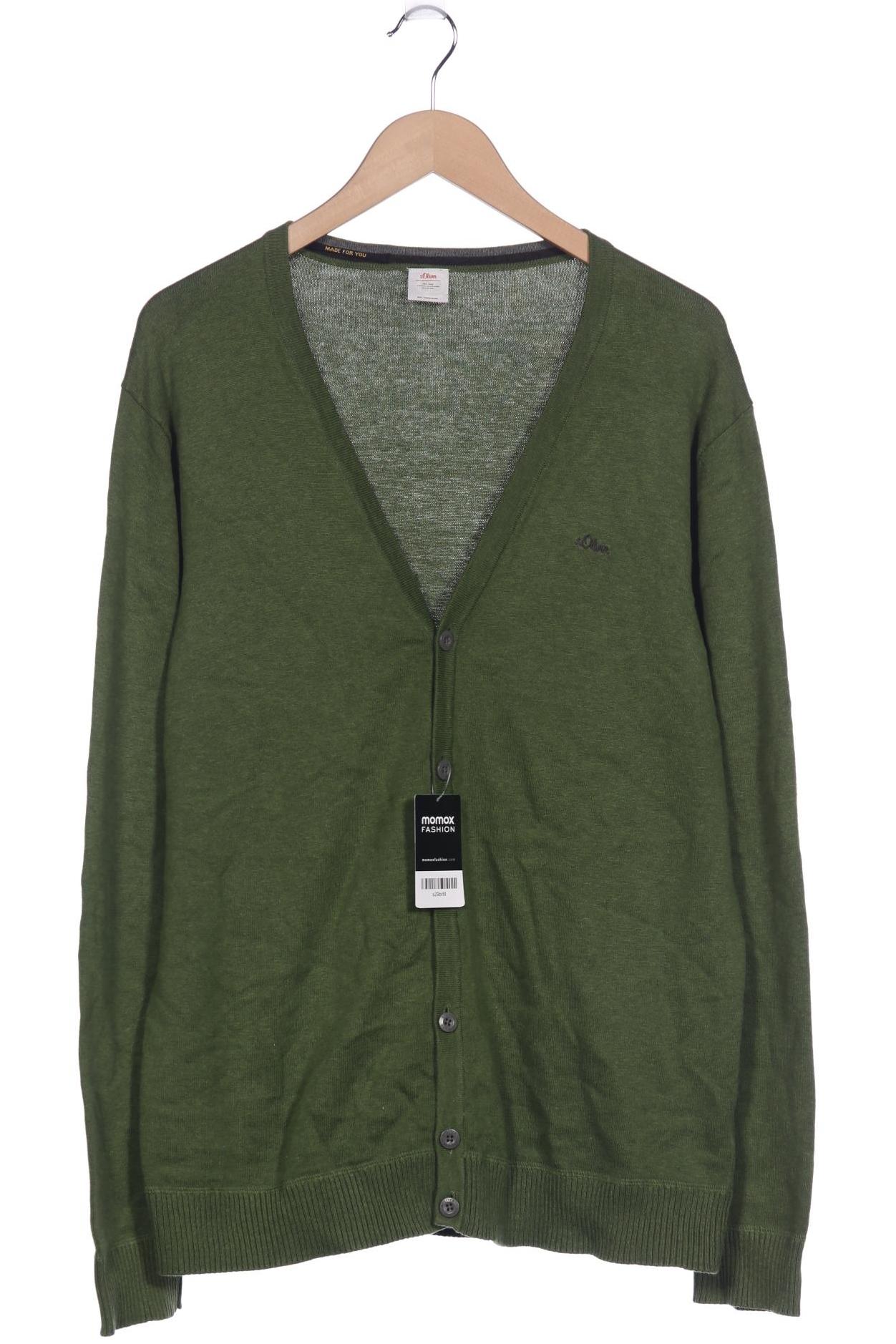 

s.Oliver Herren Strickjacke, grün, Gr. 54