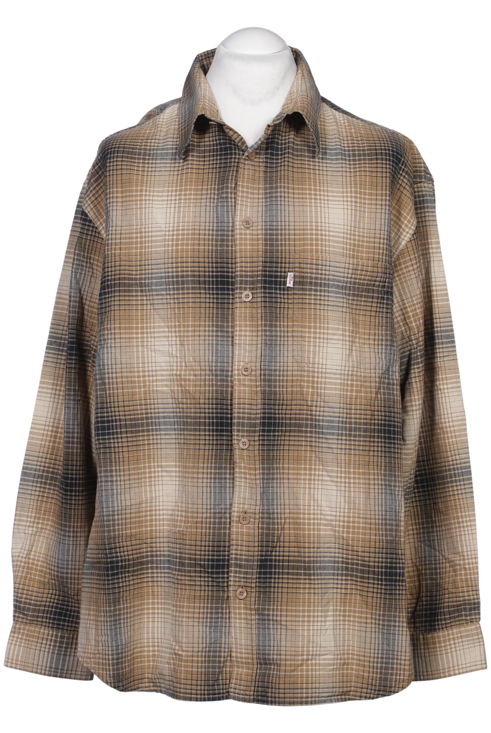 

s.Oliver Herren Hemd, beige, Gr. 56