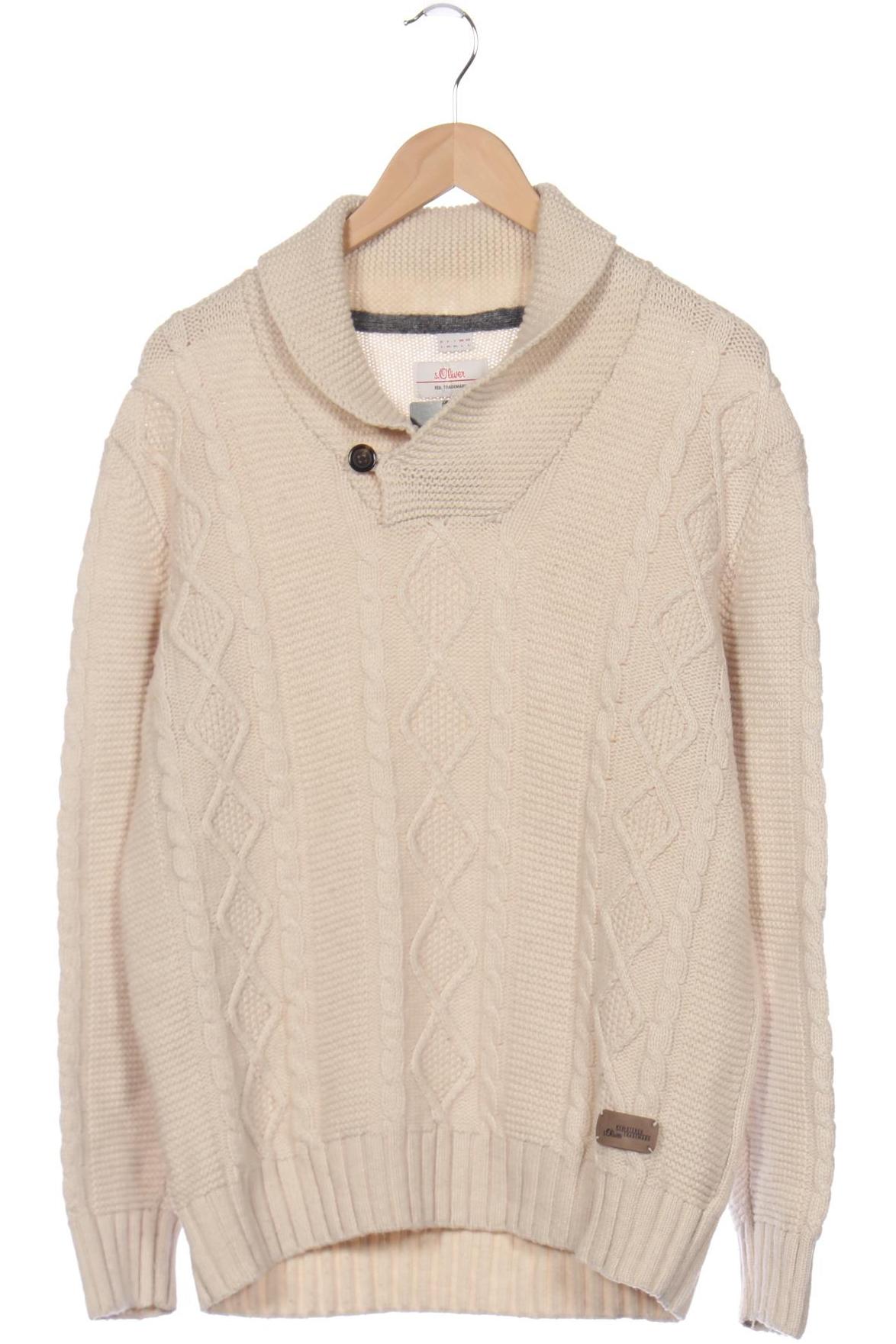 

s.Oliver Herren Pullover, cremeweiß, Gr. 52