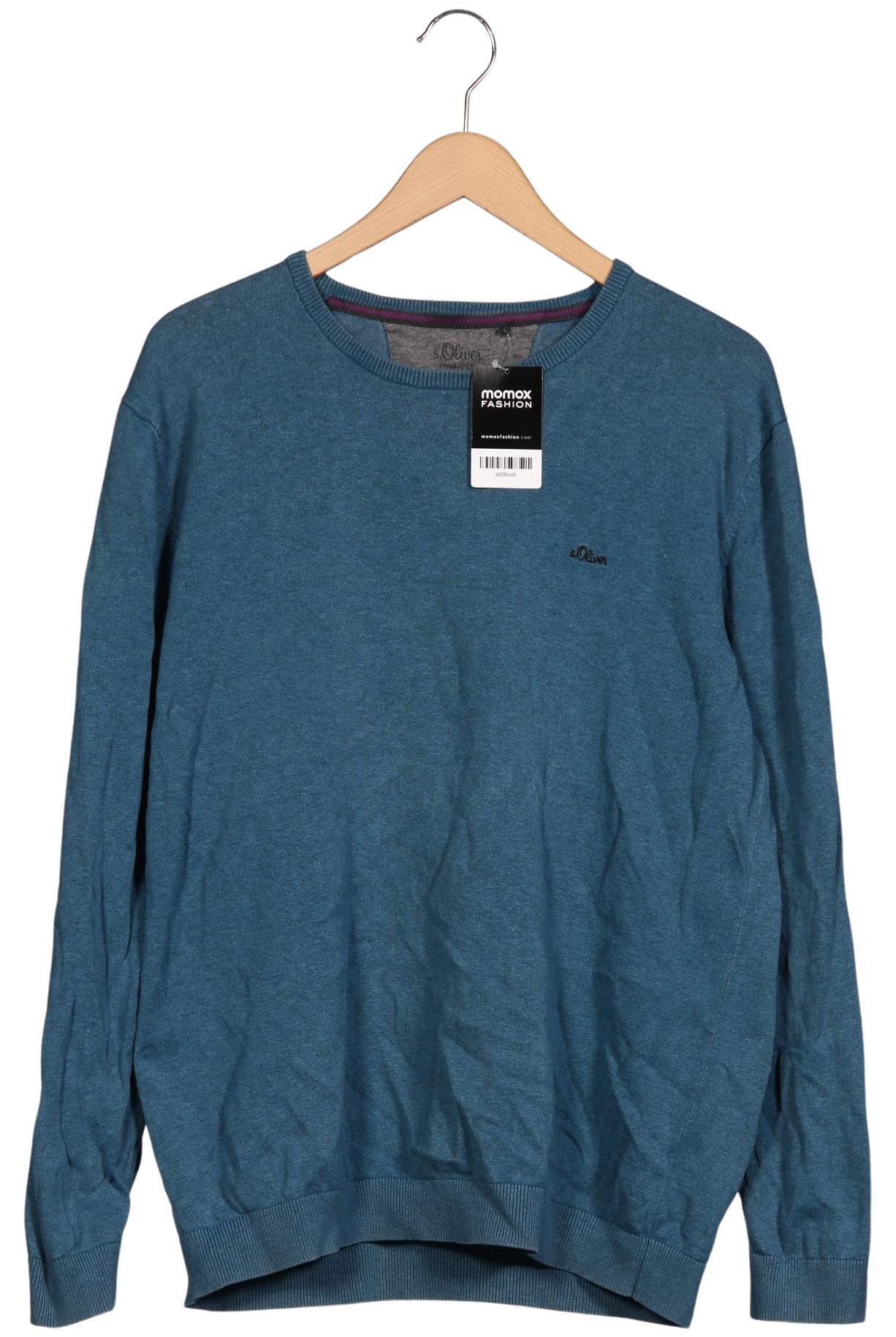 

s.Oliver Herren Pullover, blau, Gr. 54