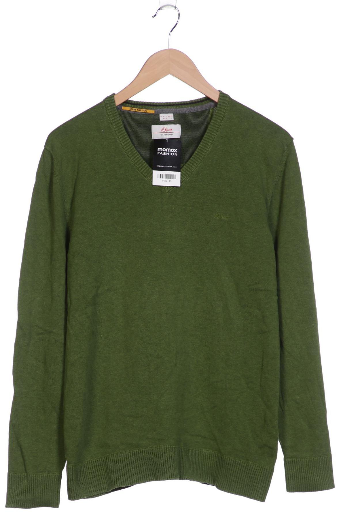 

s.Oliver Herren Pullover, grün, Gr. 52