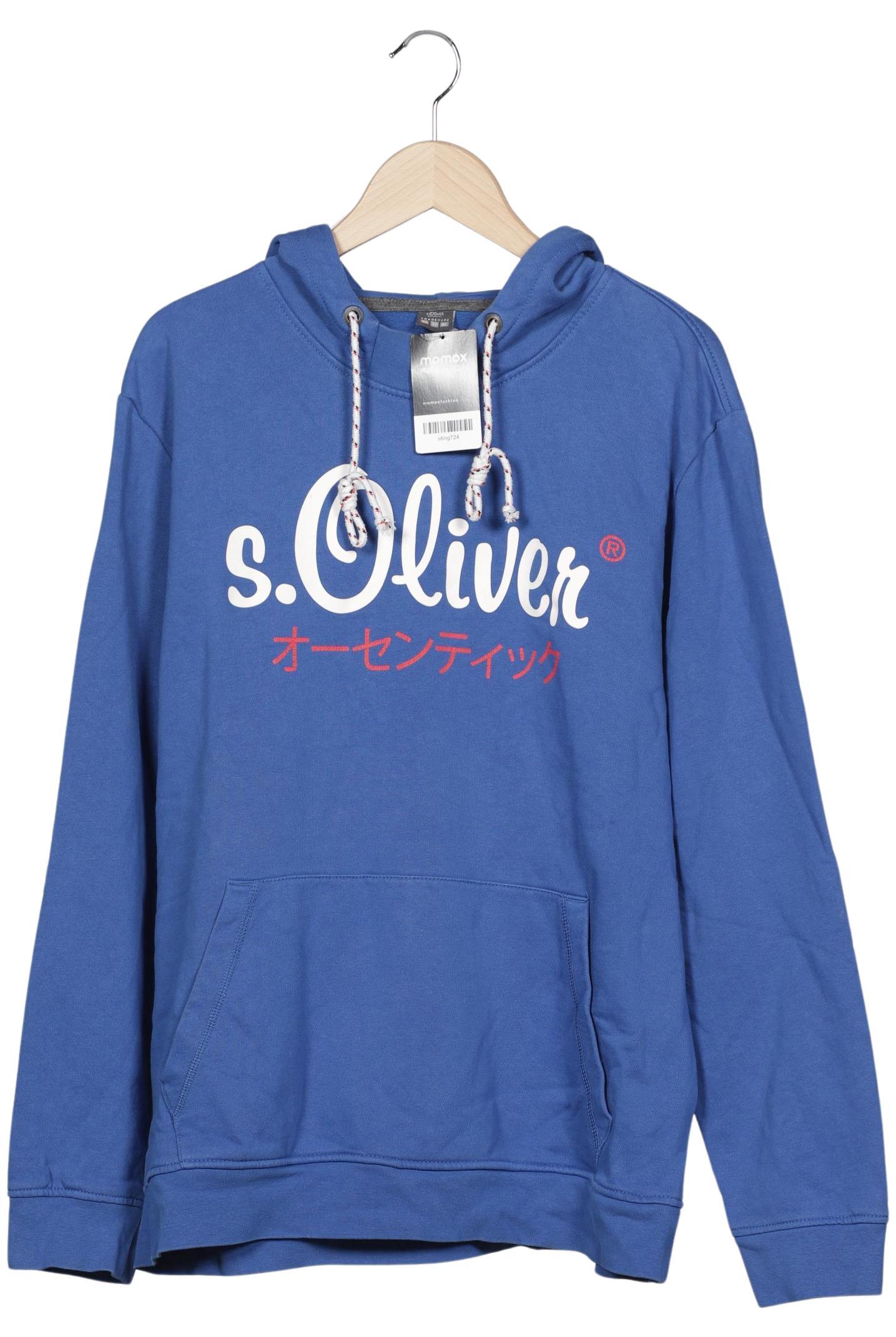 

s.Oliver Herren Kapuzenpullover, blau, Gr. 54