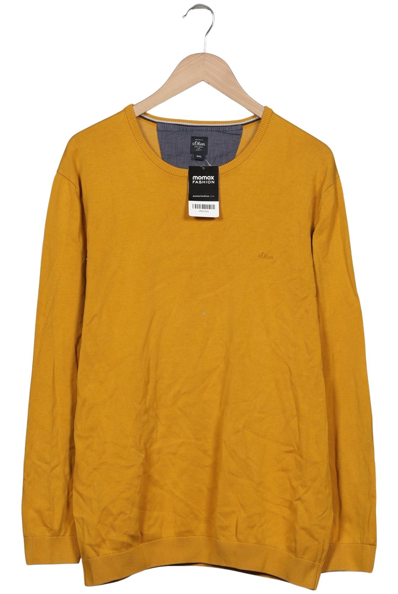 

s.Oliver Herren Pullover, gelb, Gr. 56