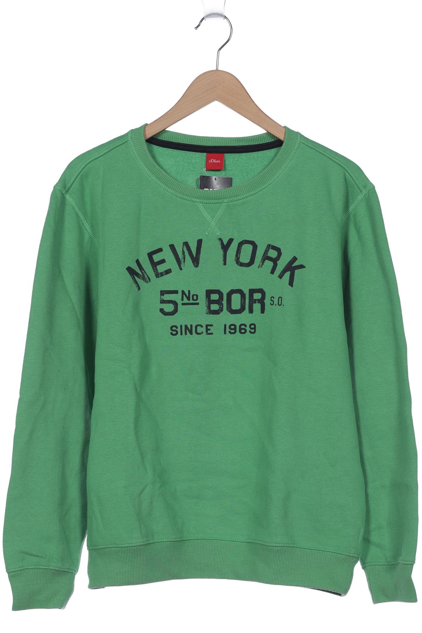 

s.Oliver Herren Sweatshirt, grün, Gr. 52