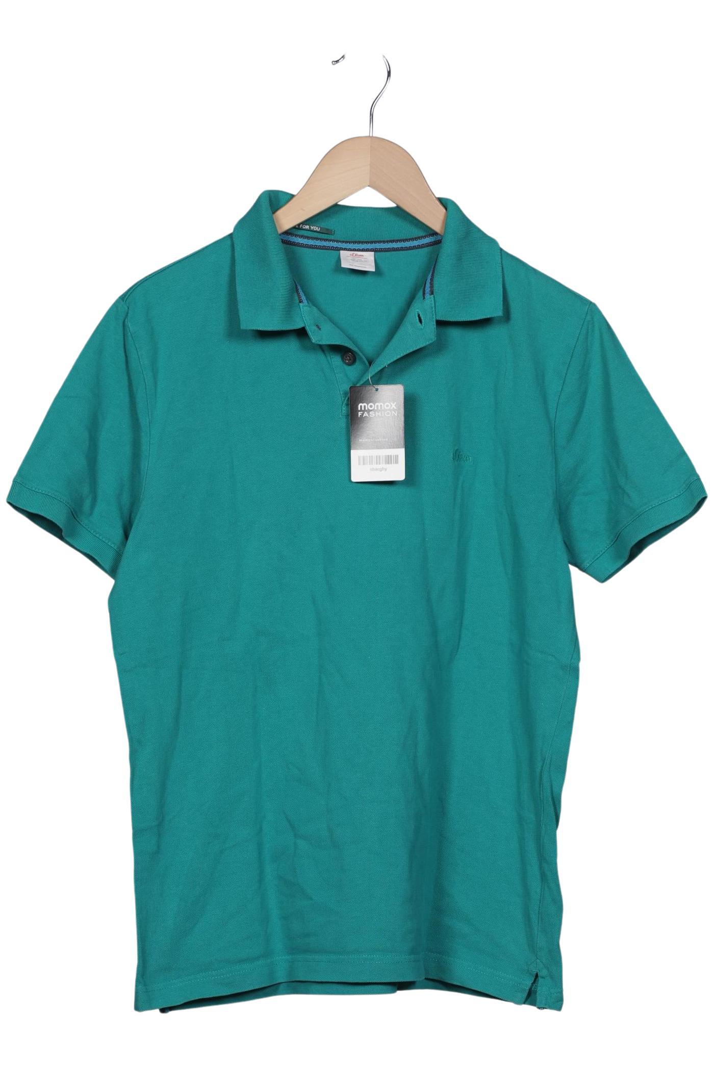 

s.Oliver Herren Poloshirt, türkis, Gr. 52