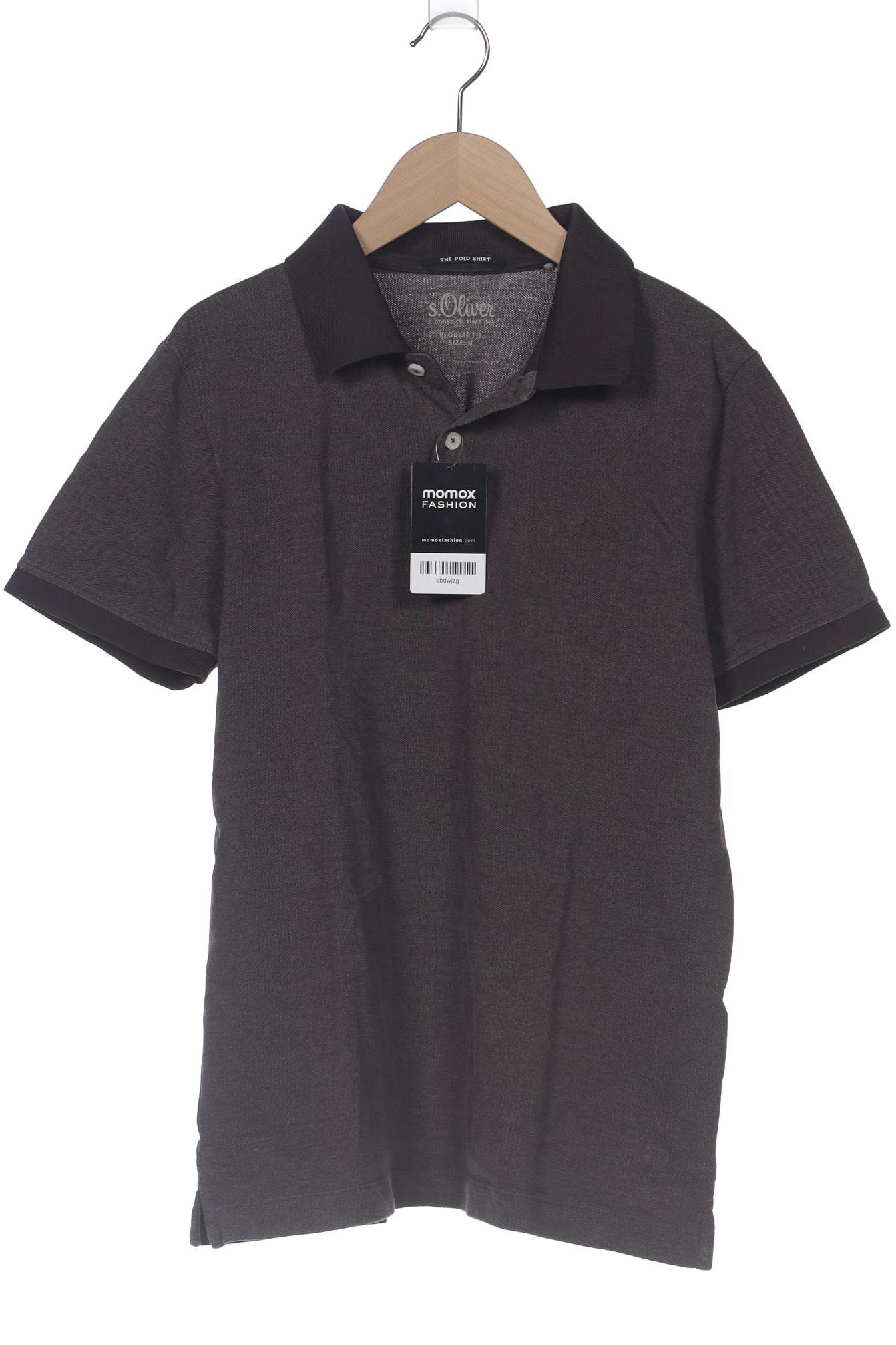 

s.Oliver Herren Poloshirt, braun, Gr. 48