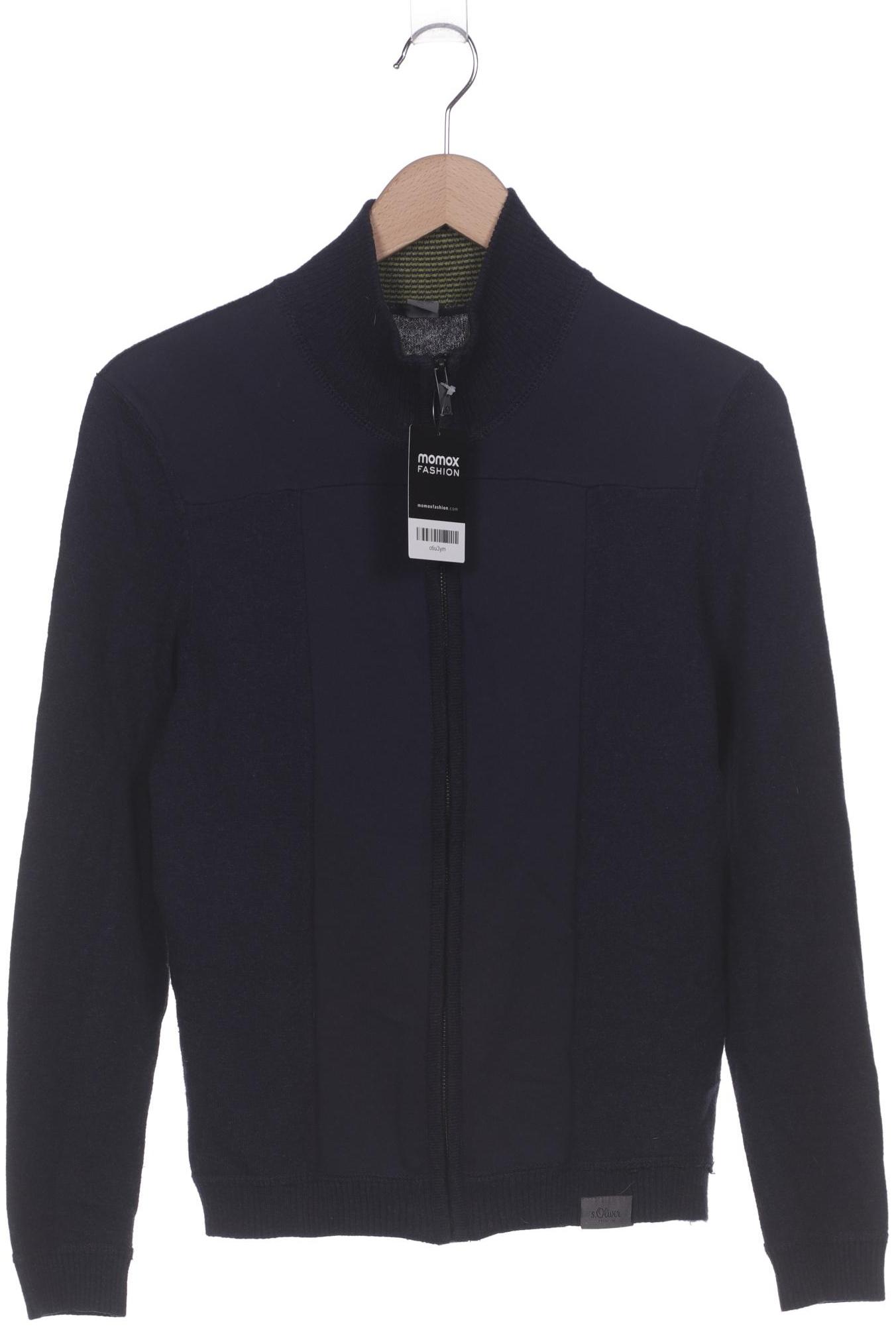 

s.Oliver Herren Strickjacke, marineblau, Gr. 46